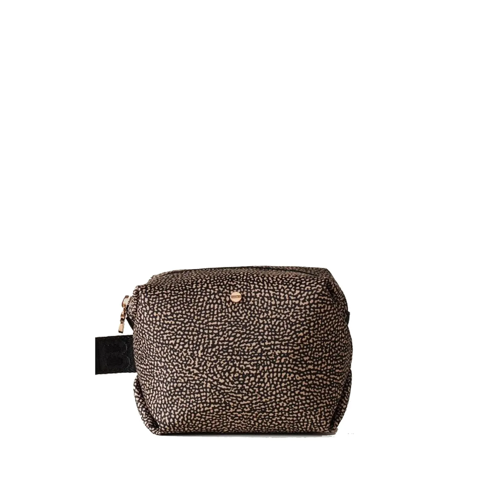 Borbonese Porta Cosmetici Small Naturale/Nero 932025I15X11 154188