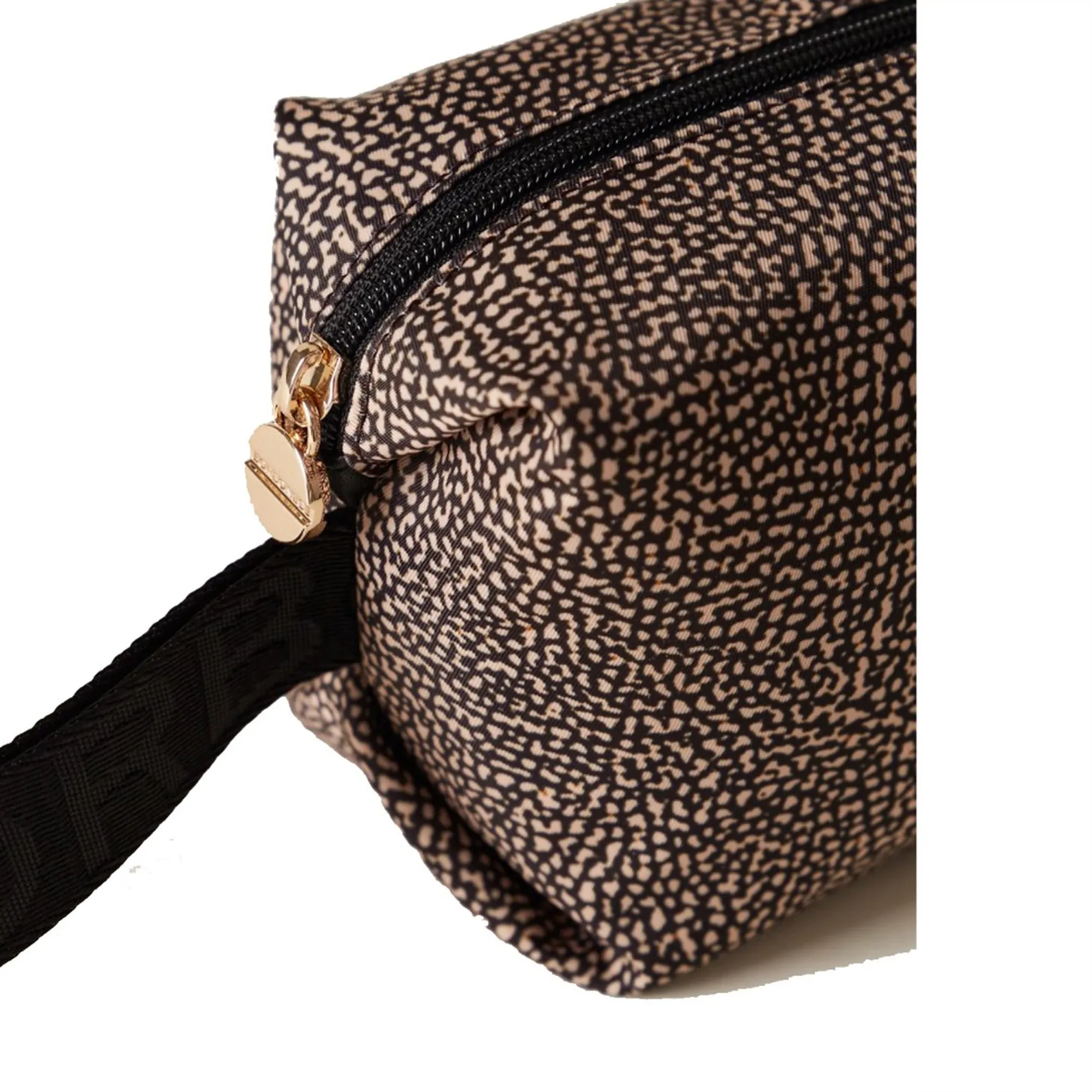 Borbonese Porta Cosmetici Small Naturale/Nero 932025I15X11 78848
