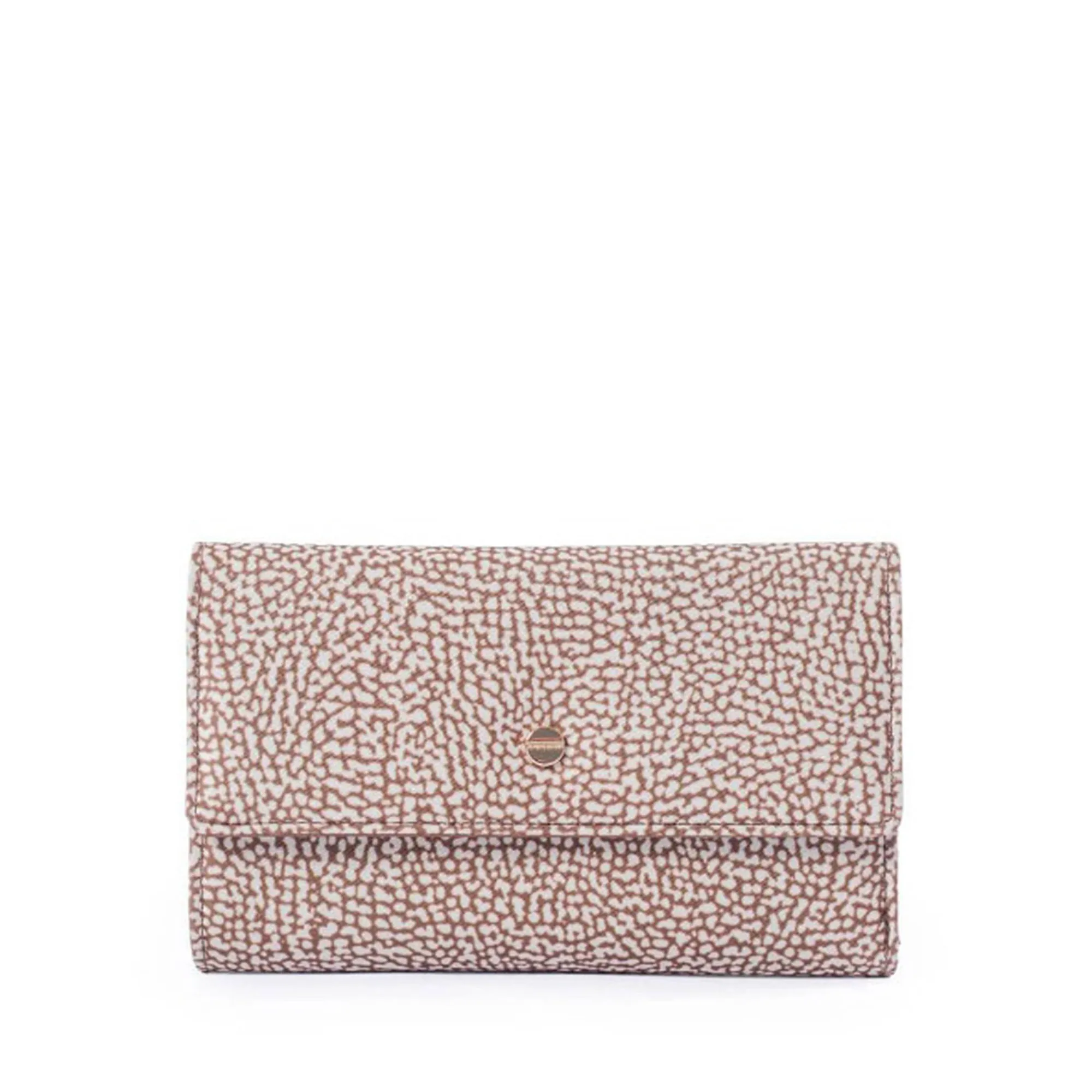 Borbonese B'Wallet' Beige/Brown 930115I15994 170519