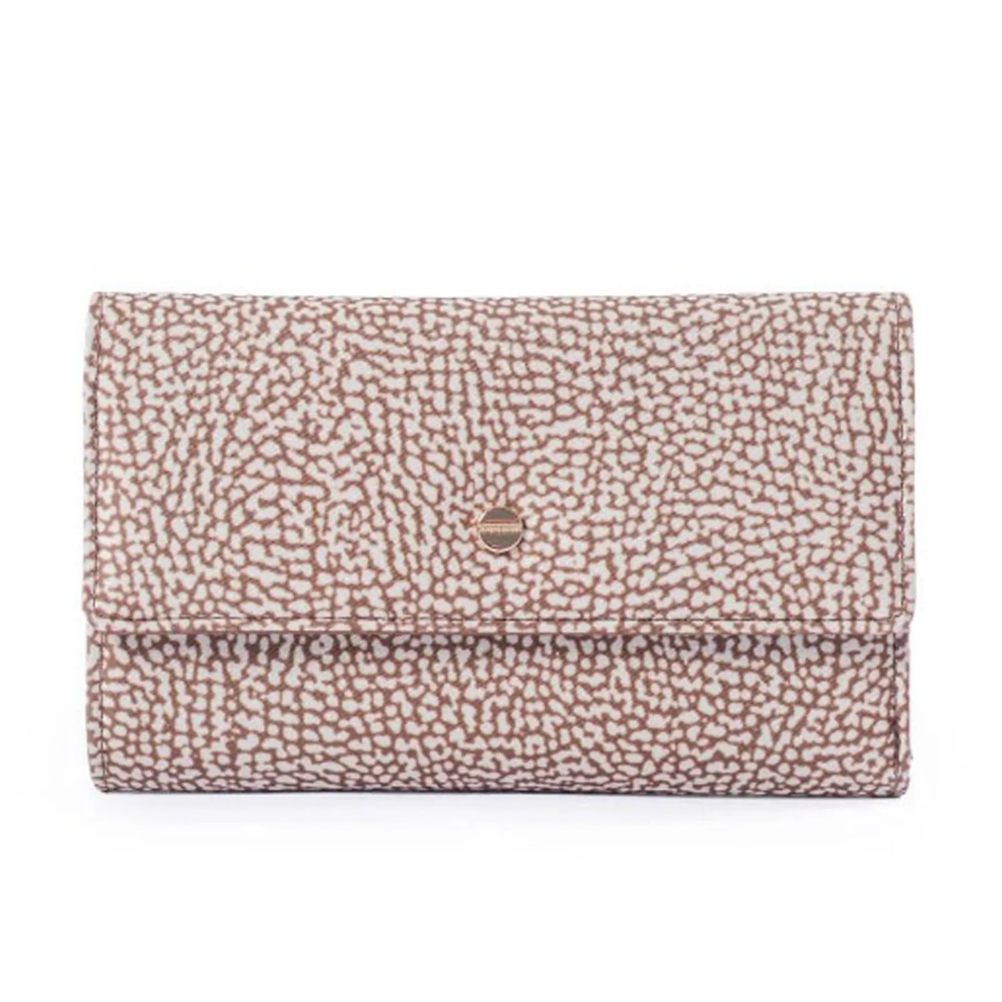 Borbonese B'Wallet' Beige/Brown 930115I15994 84851