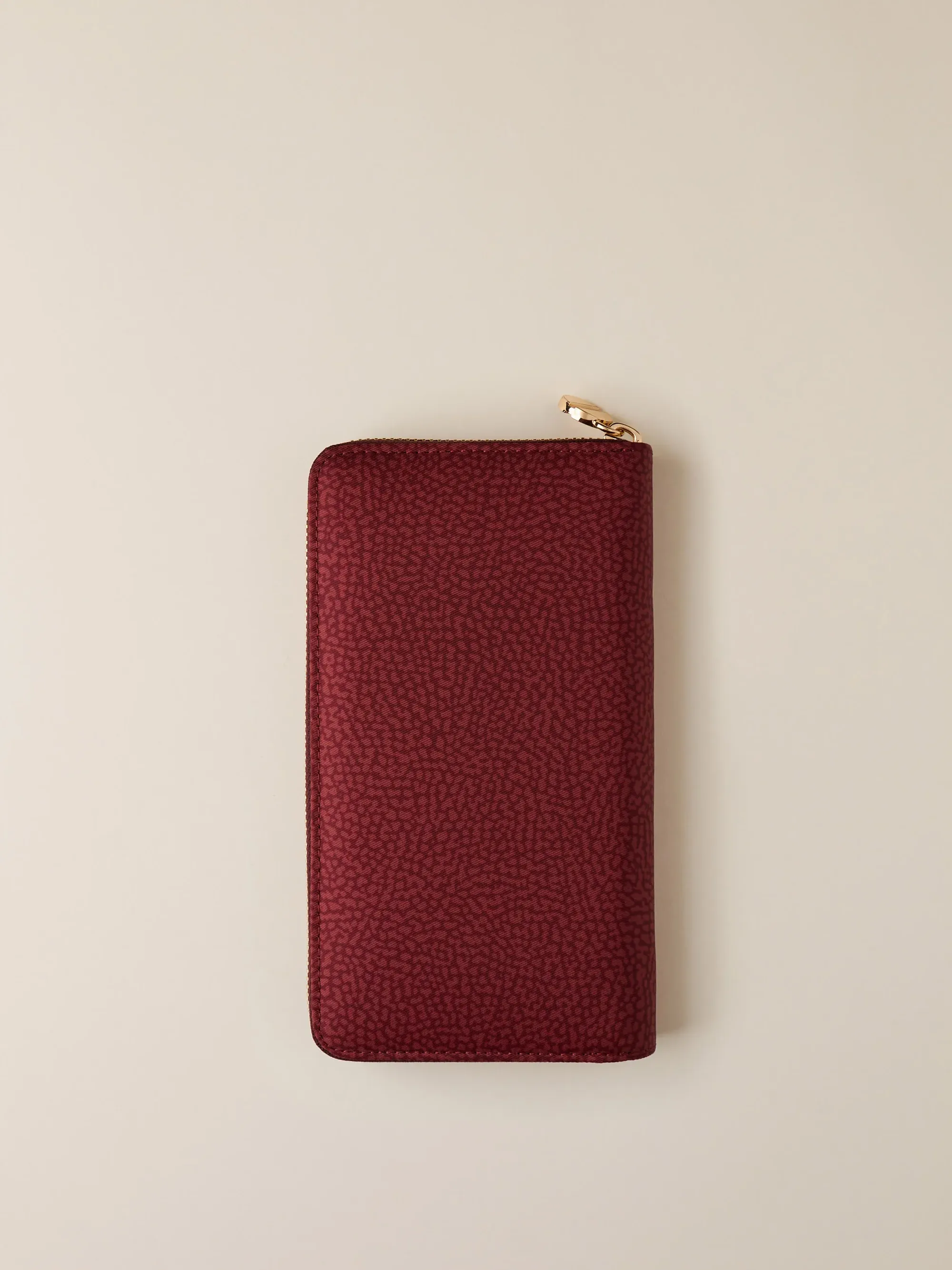 Borbonese B'Large Zip Around Wallet' Merlot 930155I15027 152862