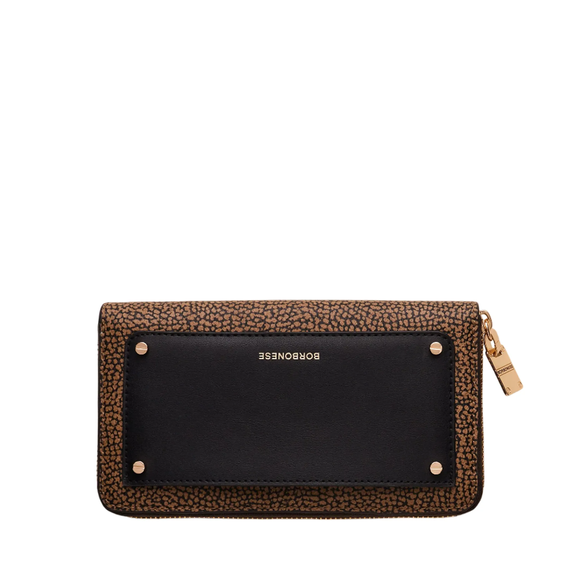 Borbonese Portafoglio Large Zip Around Naturale 91020033220311 154176