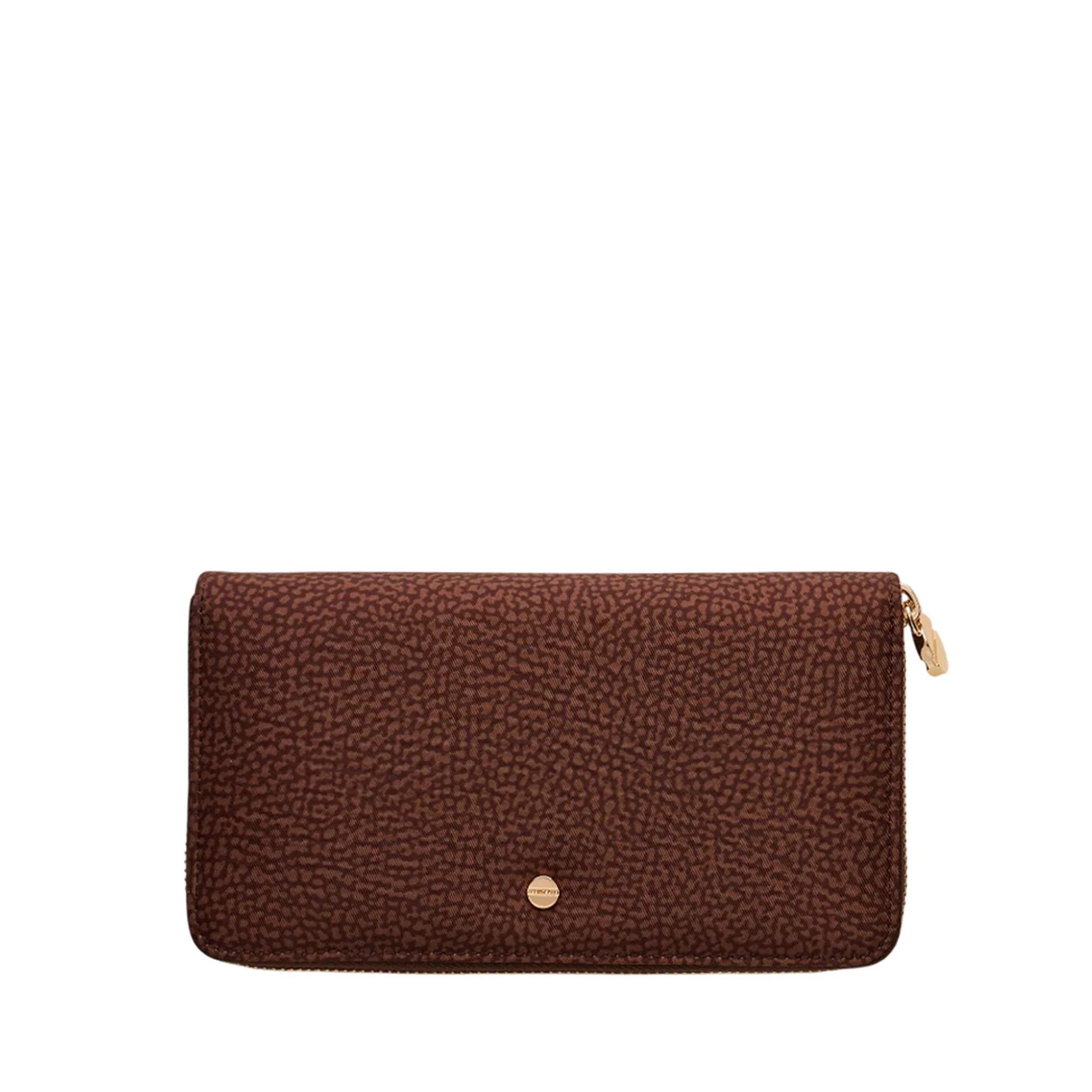 Borbonese Portafoglio Large Zip Around Nocciola 930155I15038 154144