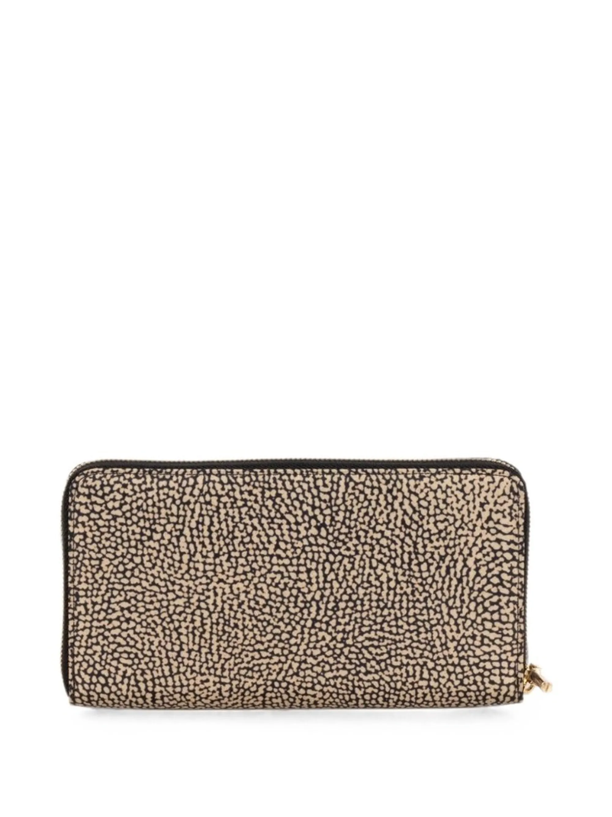 Borbonese B'Large Zip Around Wallet' Natural 91020080X95306 186838