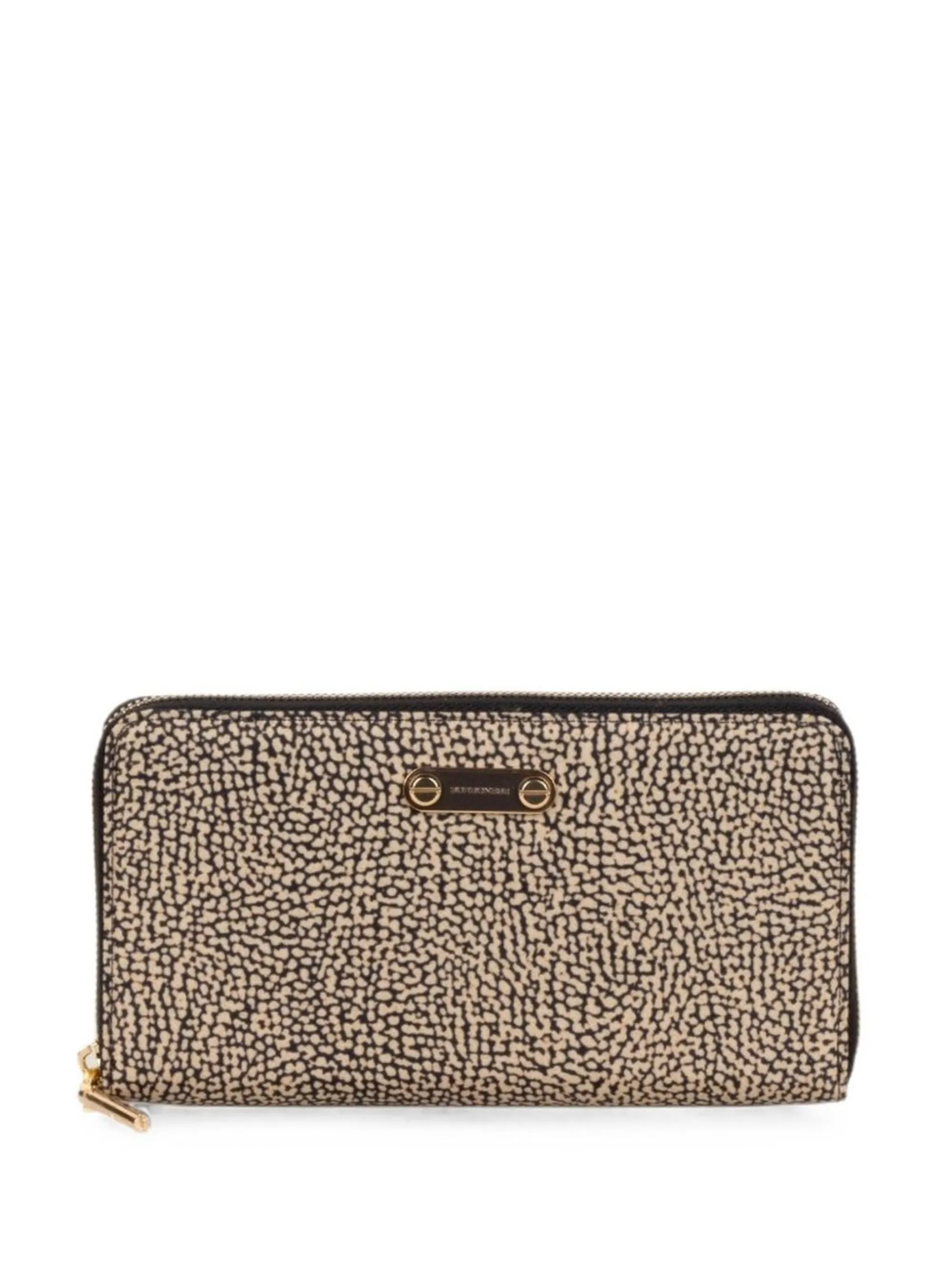Borbonese B'Large Zip Around Wallet' Natural 91020080X95306 186839