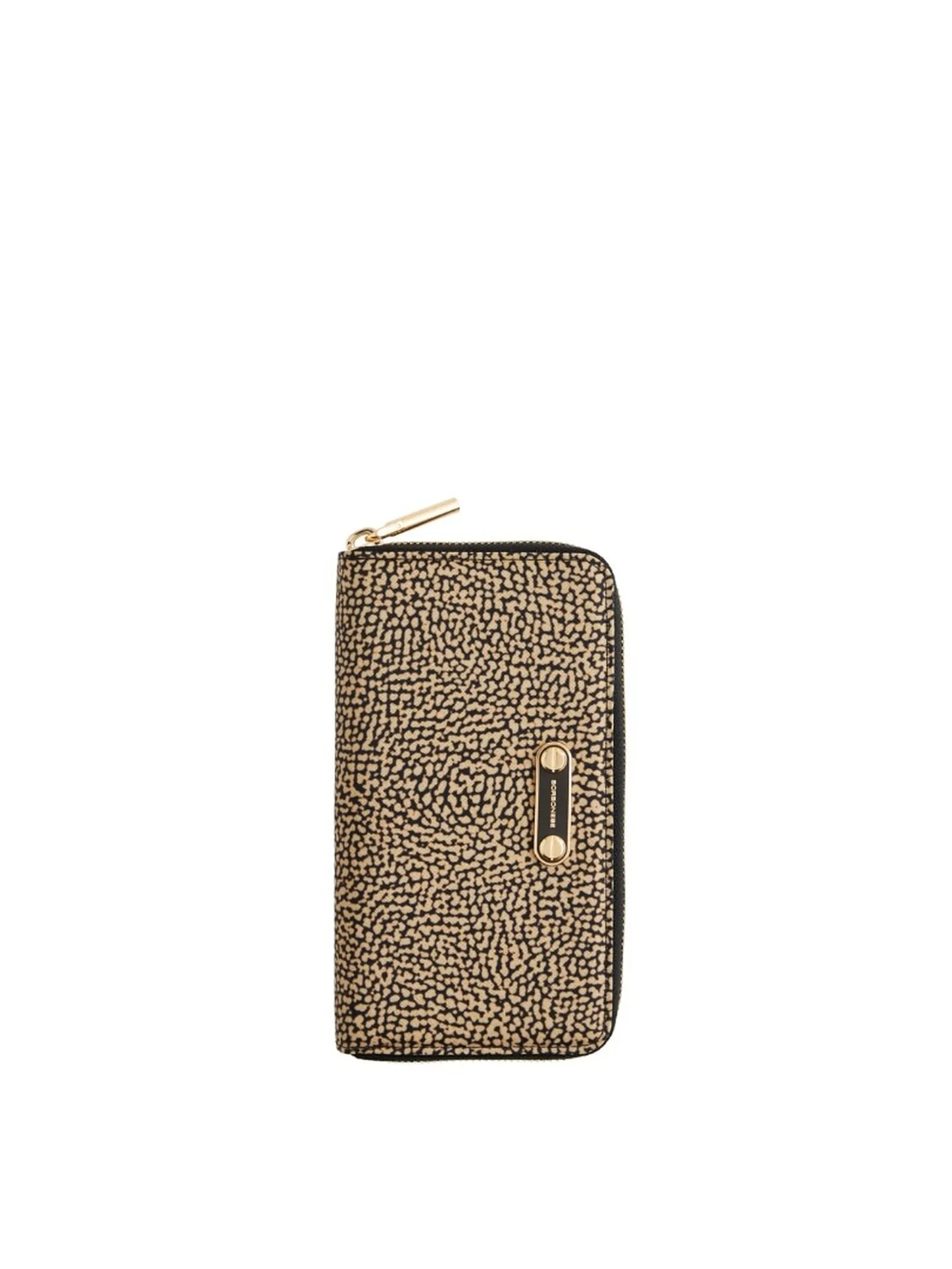 Borbonese Portafoglio Zip Around Medium Naturale 91020091X95306 186826