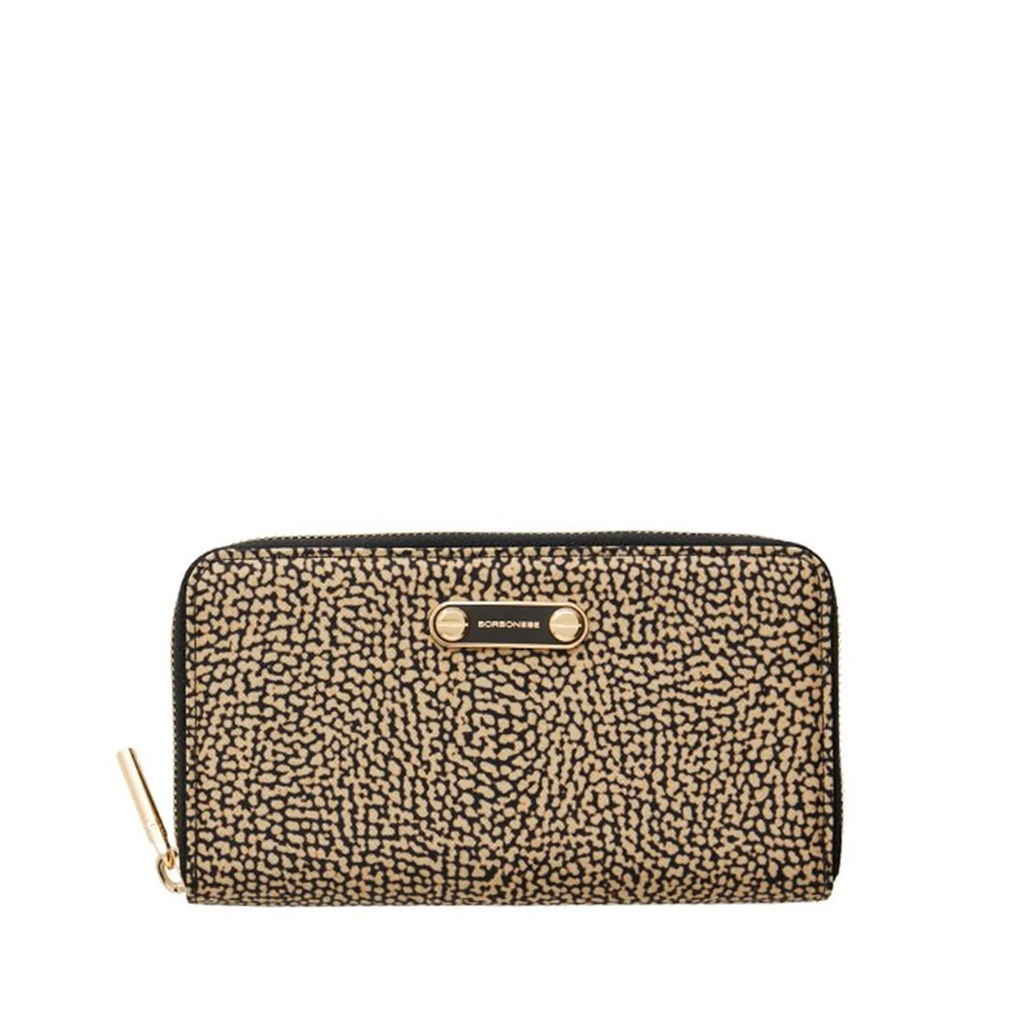 Borbonese B'Zip Around Medium Wallet' Natural 91020091X95306 187021