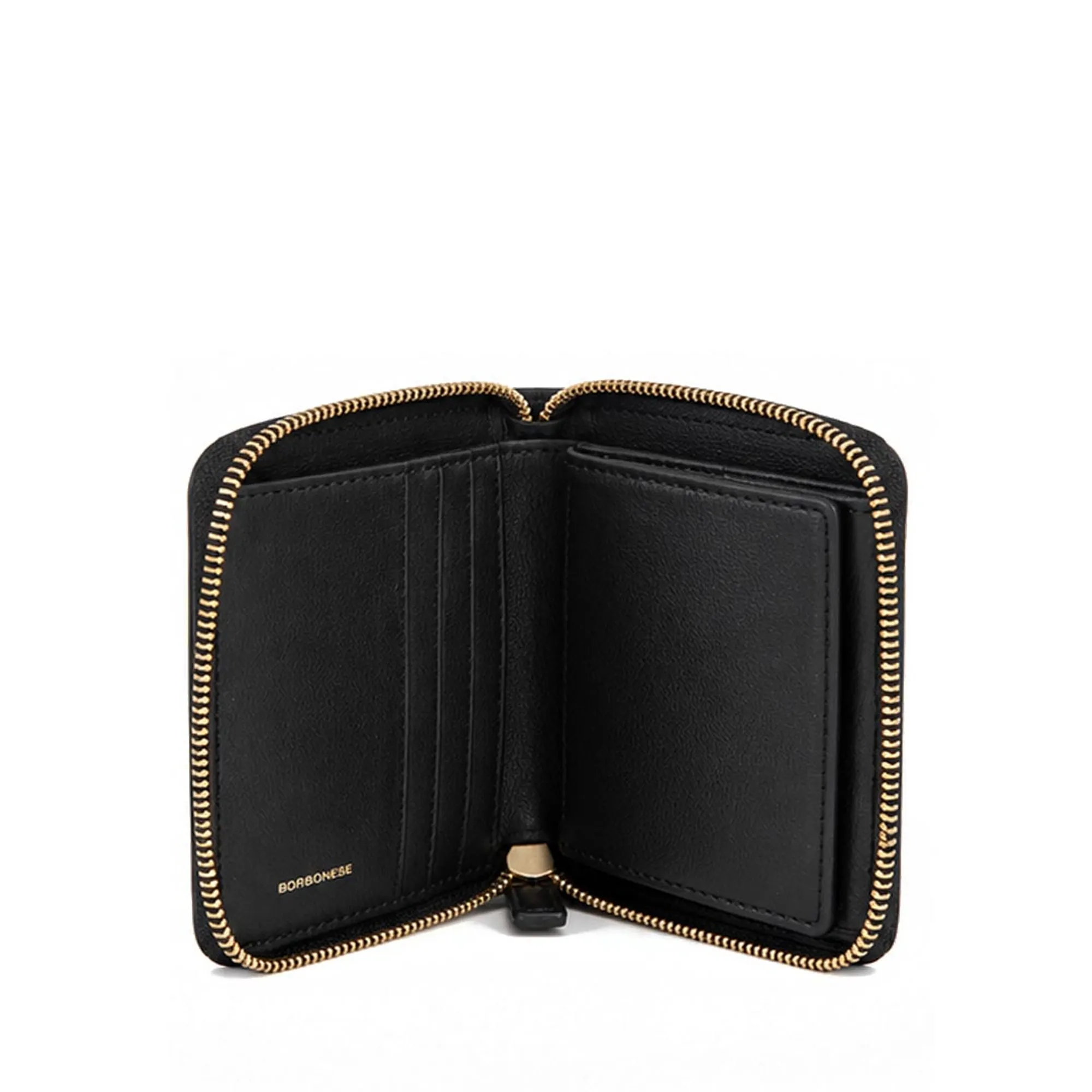 Borbonese B'Zip Around Small Wallet' Natural 910200820098306 188999