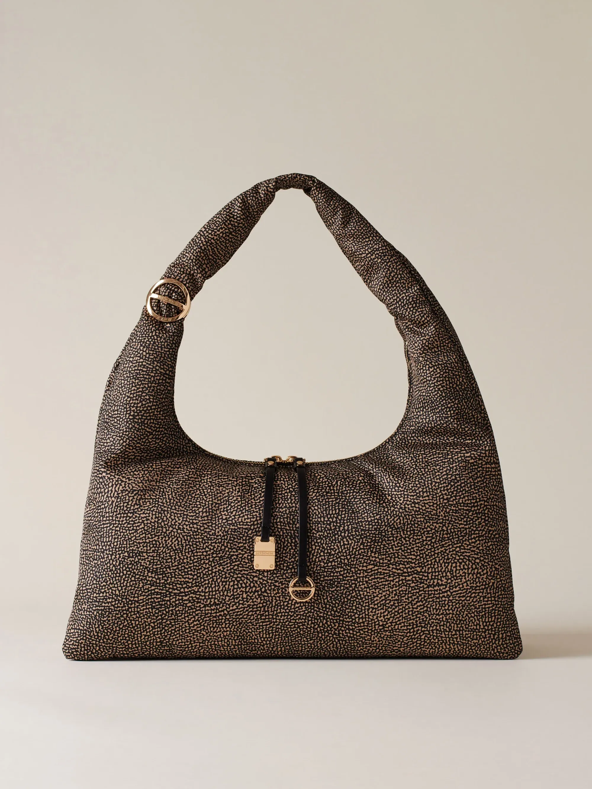 Borbonese Twinnie Borsa Hobo Large Naturale 91010125X95X11 152917