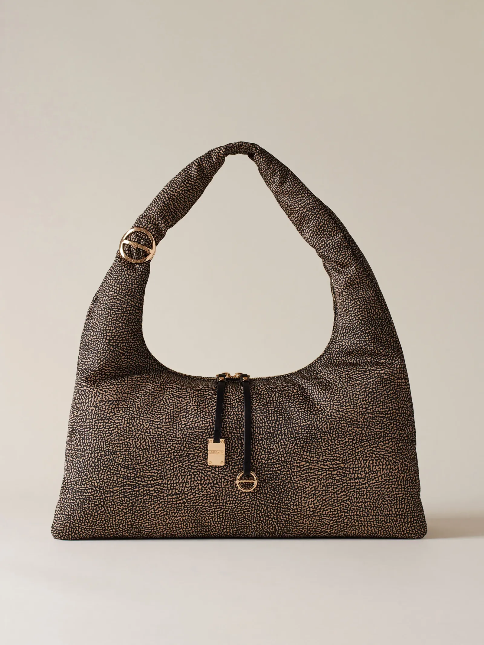 Borbonese Twinnie Borsa Hobo Large Naturale 91010125X95X11 152917