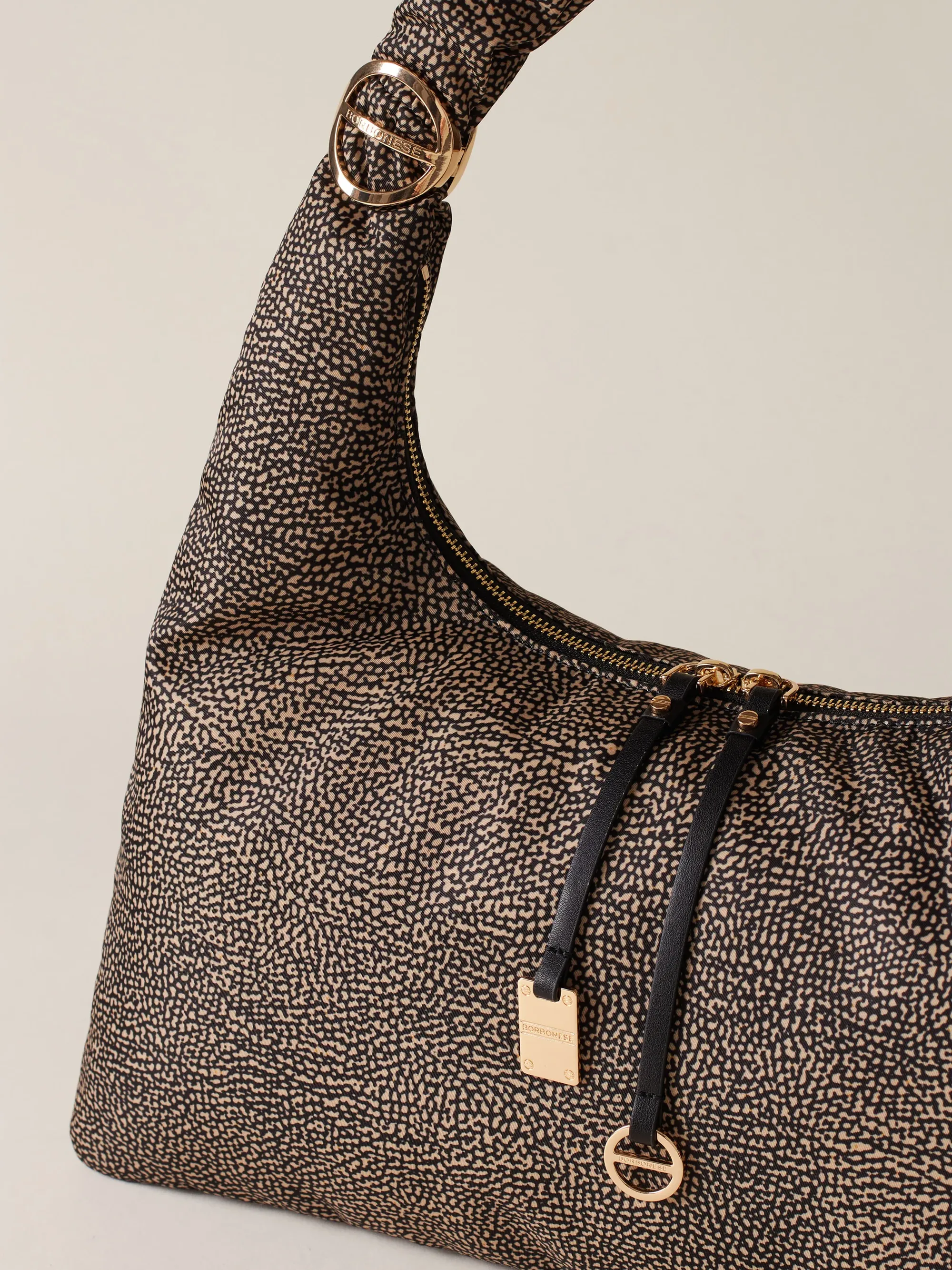 Borbonese Twinnie Borsa Hobo Large Naturale 91010125X95X11 152919