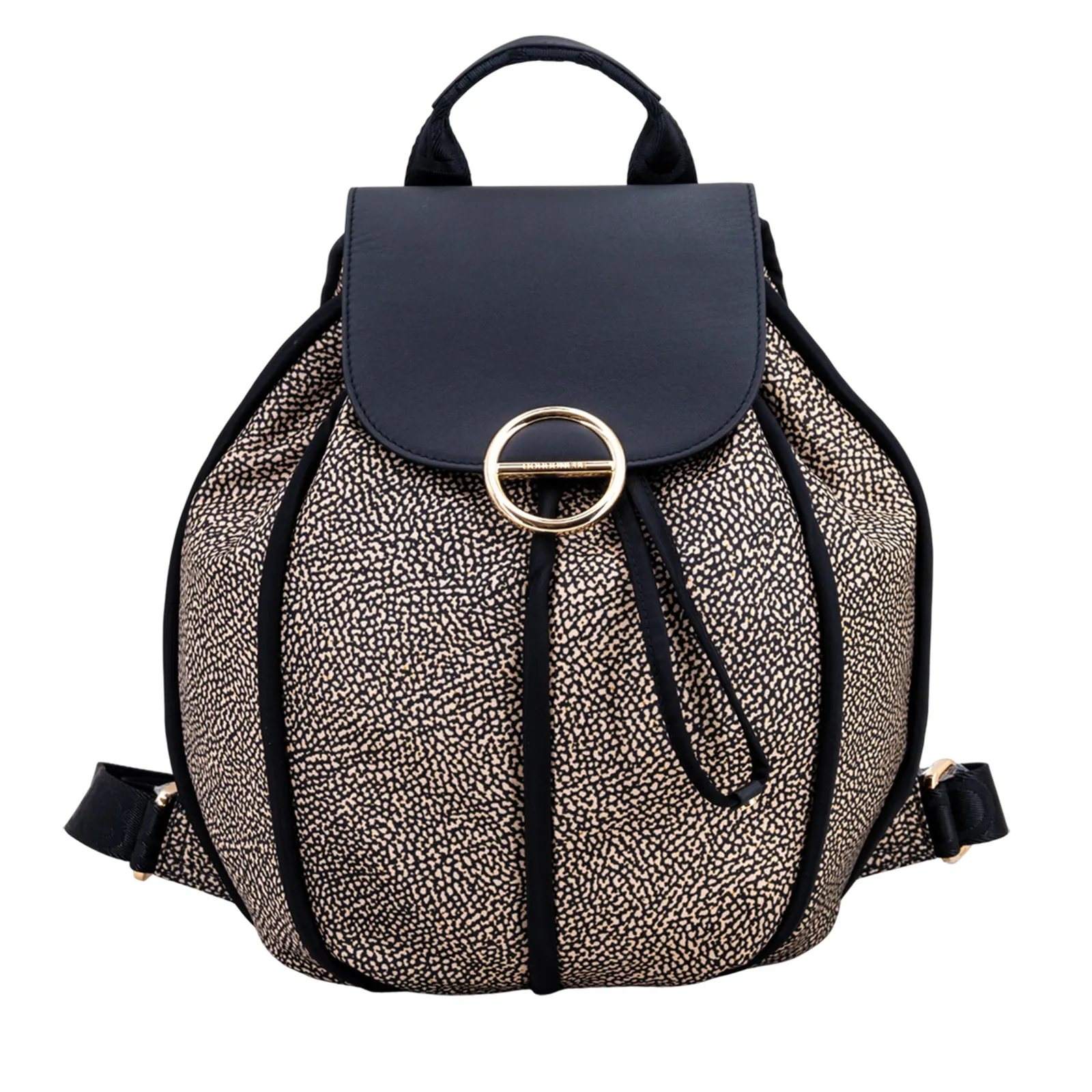 Borbonese Zaino Naturale/Nero 91010122Aj0X11 164806