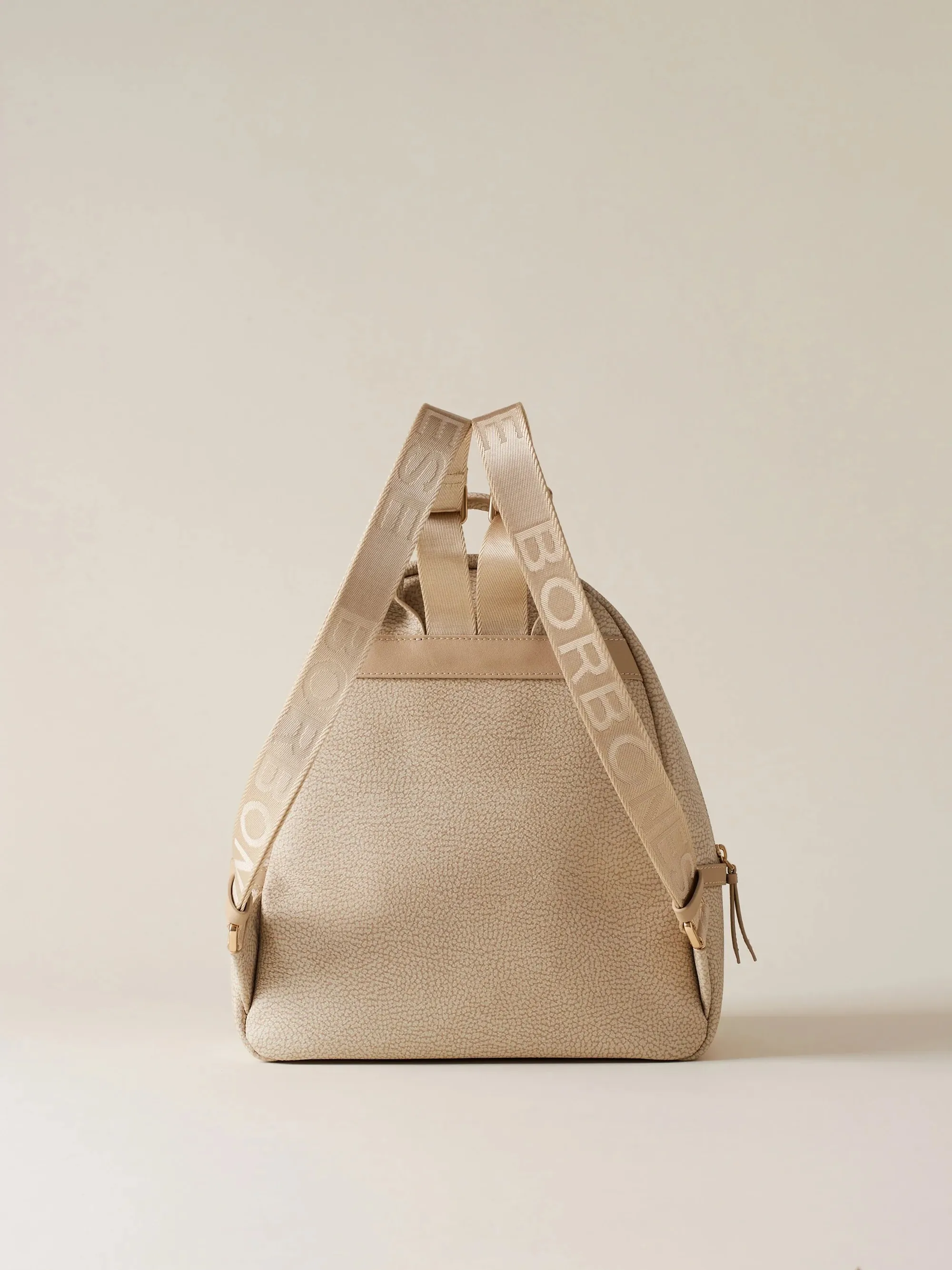 Borbonese B'Gemini Medium Backpack' Sand 910102500193C75 170206