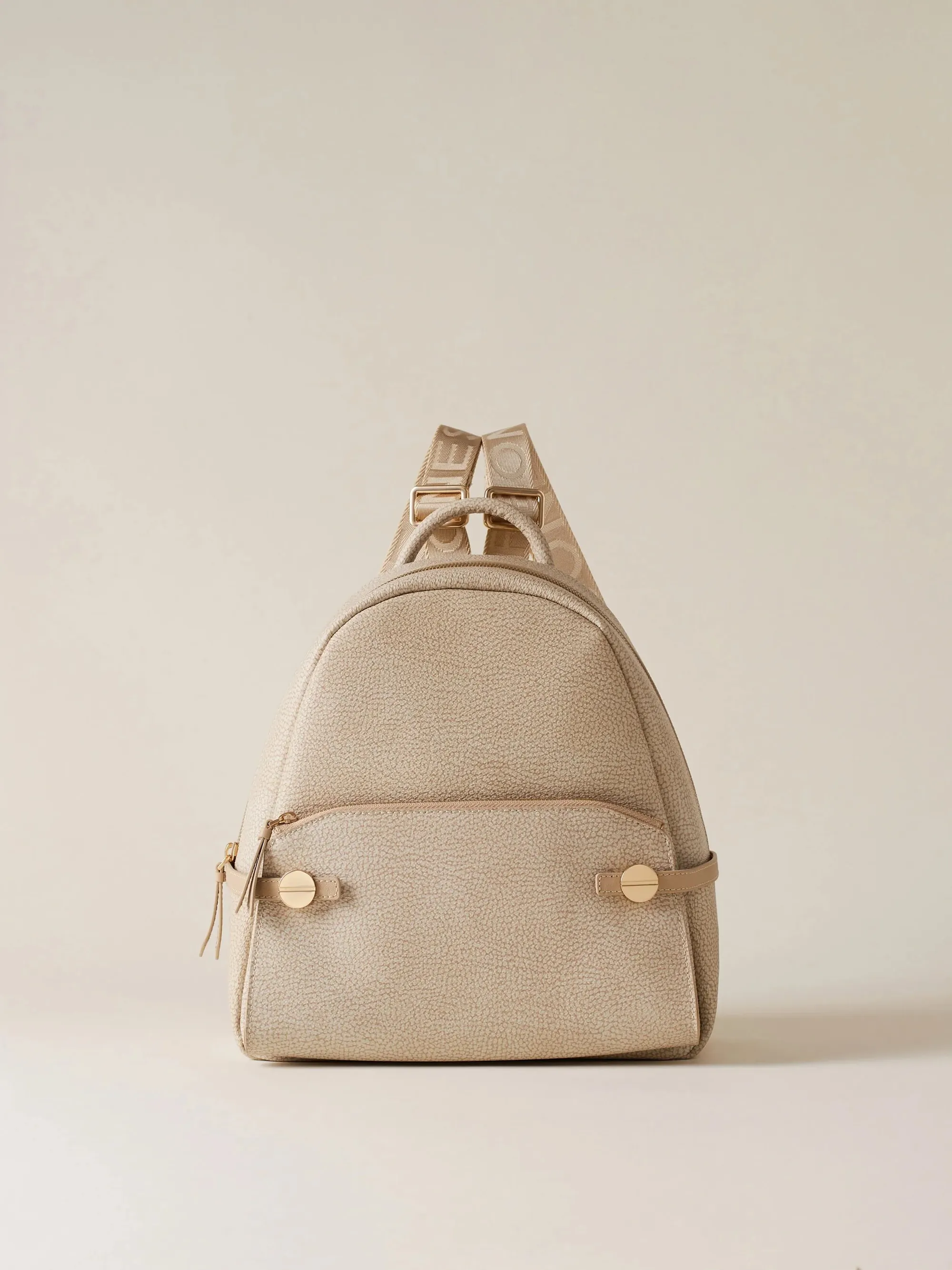 Borbonese B'Gemini Medium Backpack' Sand 910102500193C75 170207