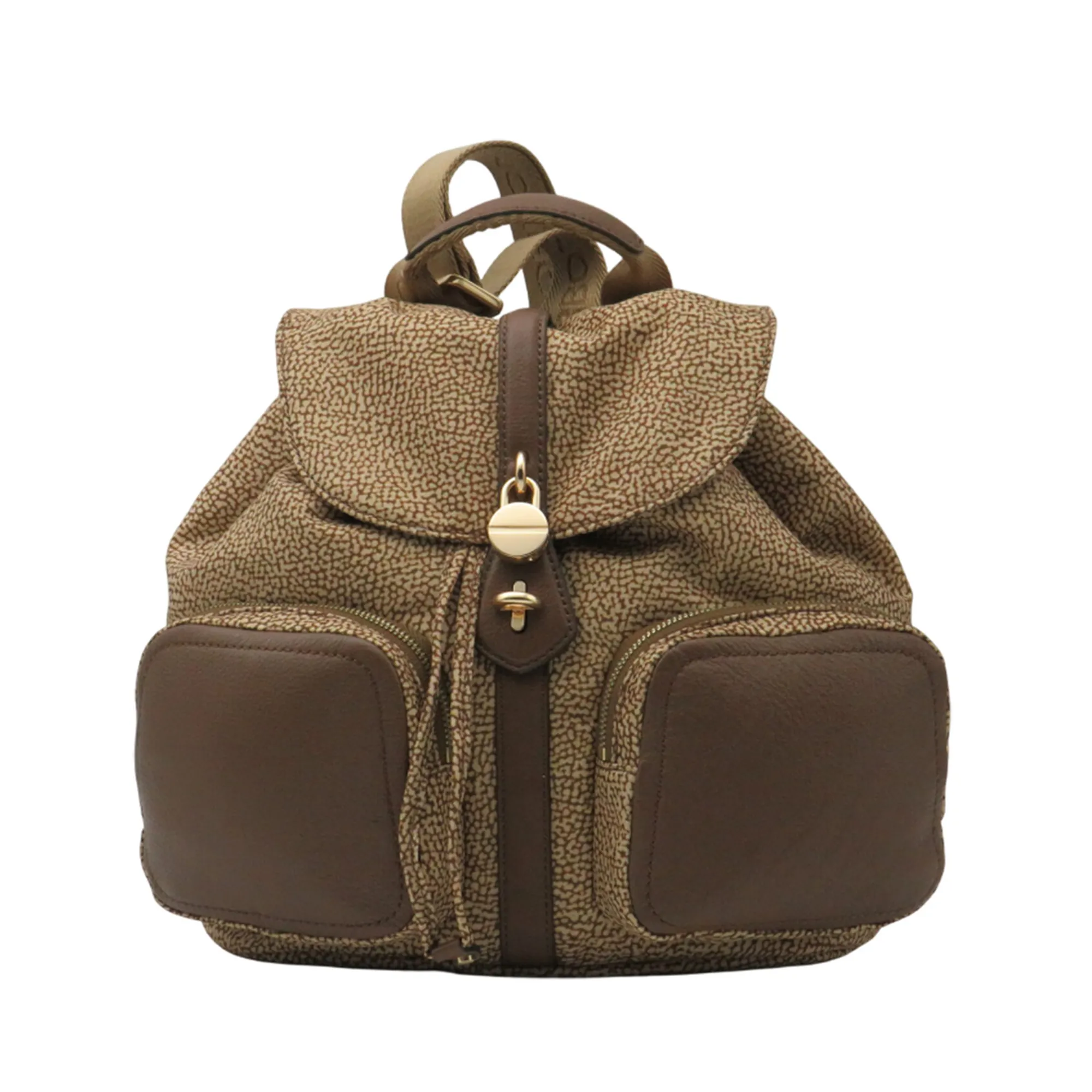 Borbonese Zaino Poche Medium Beige 910101990189994 179605