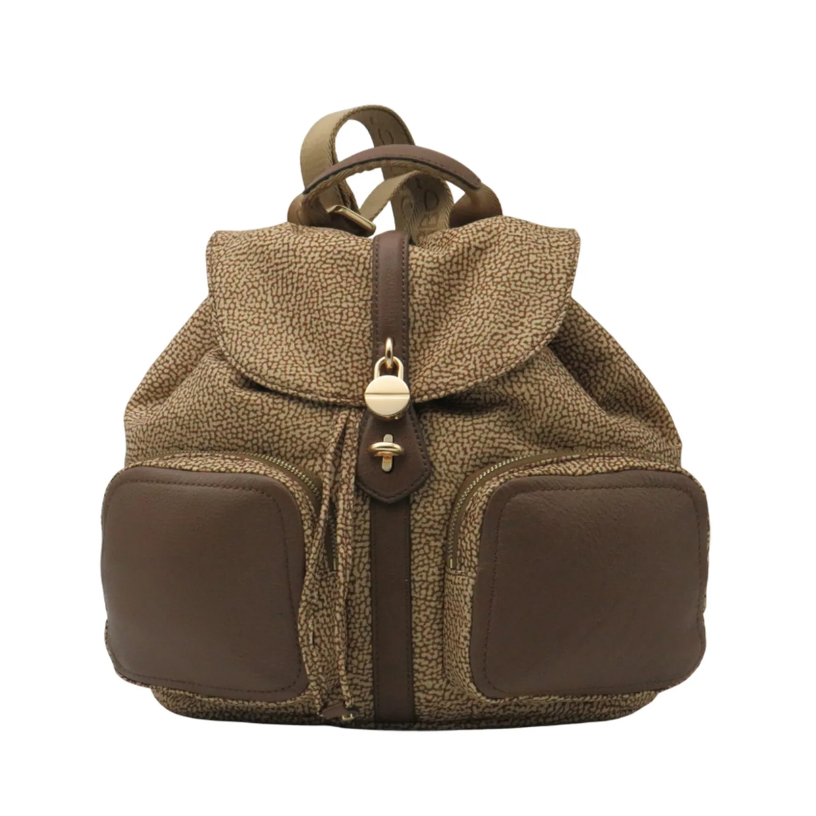 Borbonese Zaino Poche Medium Beige 910101990189994 179605