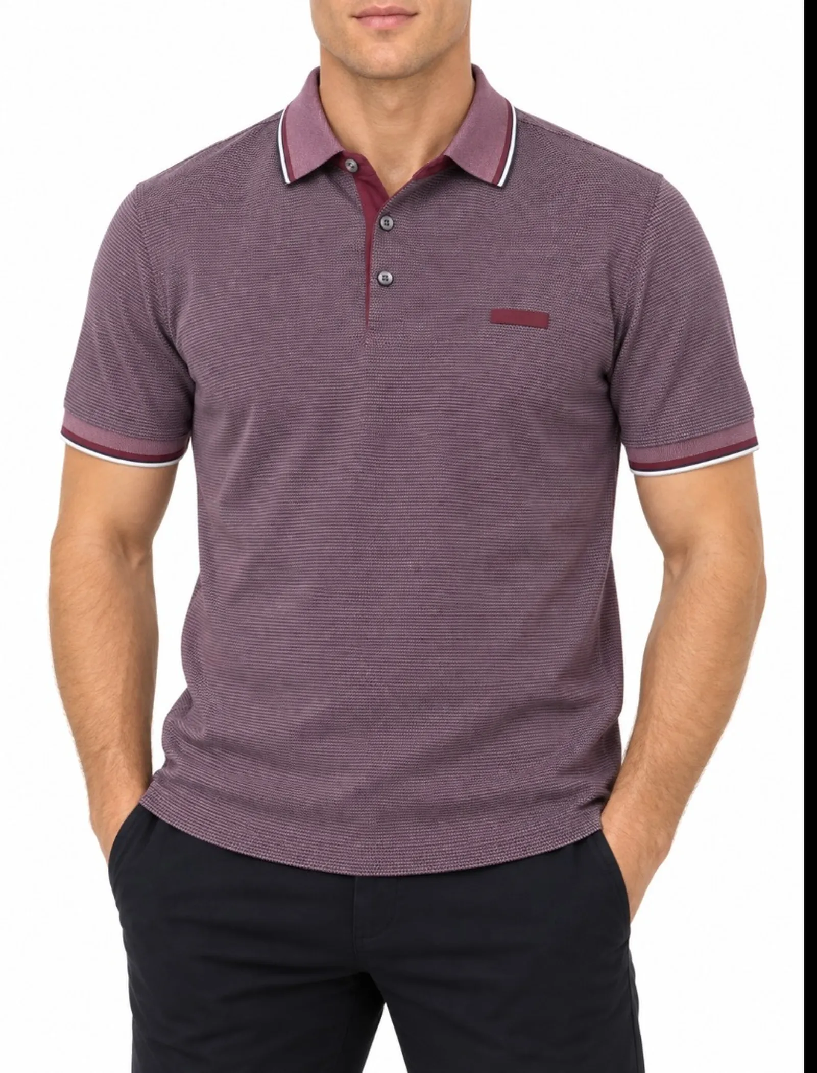 Bugatti Polo Bordeaux 815035102 189336