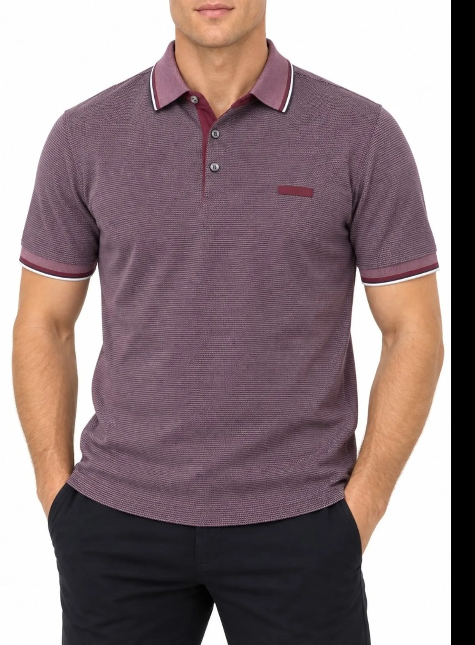Bugatti Polo Bordeaux 815035102 189628