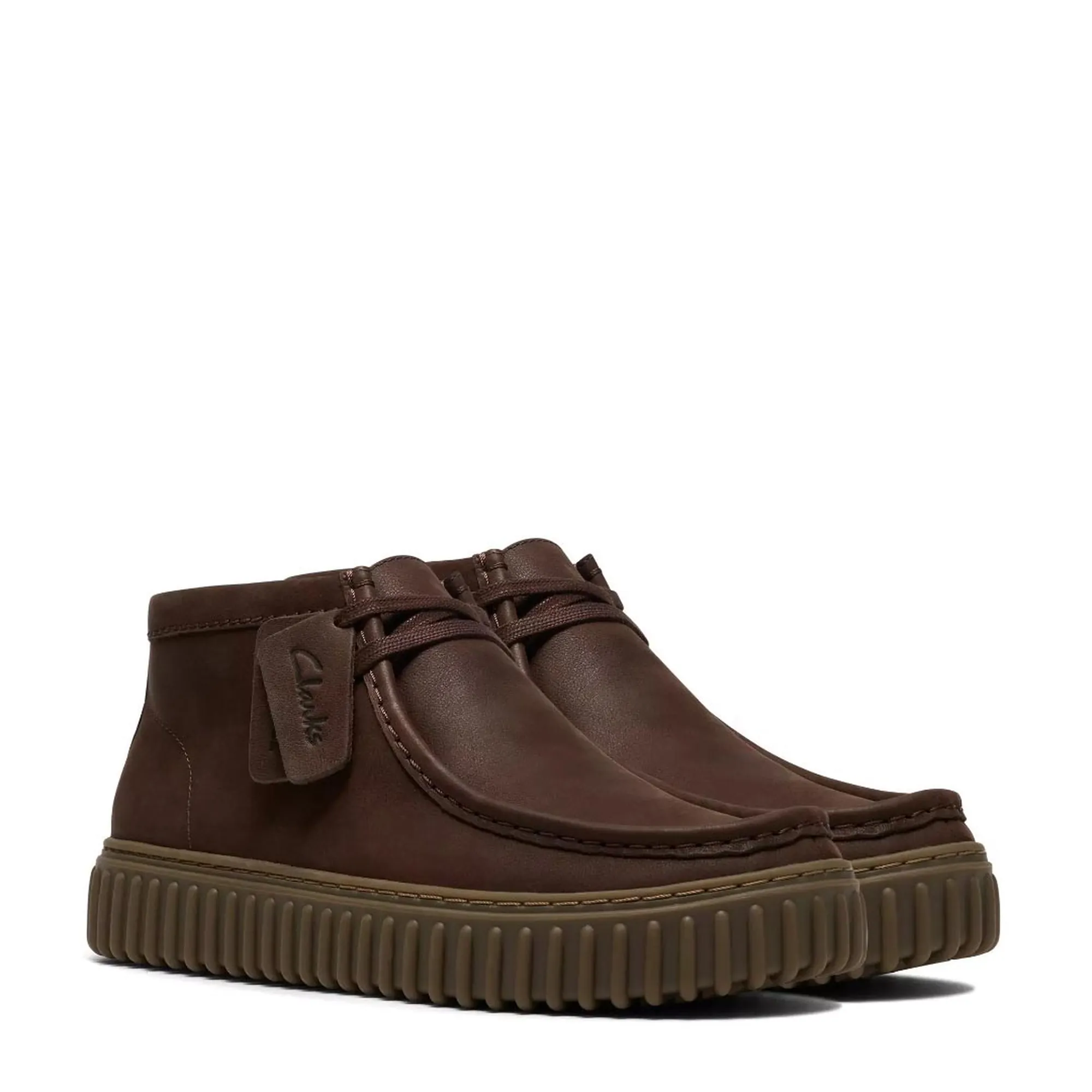 Clarks Polacchino Torhill Hi Marrone 26327242 198157