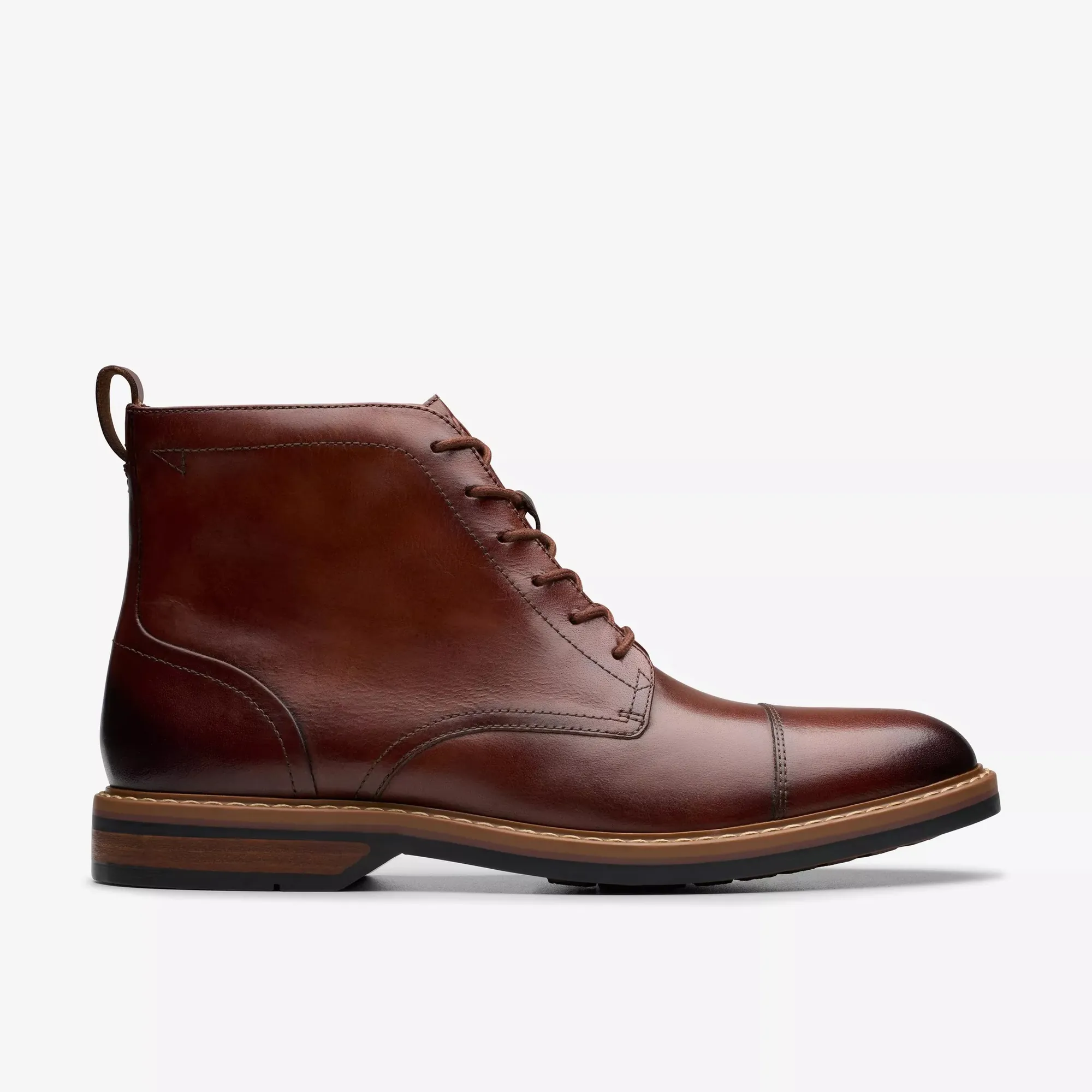 Clarks B'Aldwin Cap Boot' Leather 26179733 157114