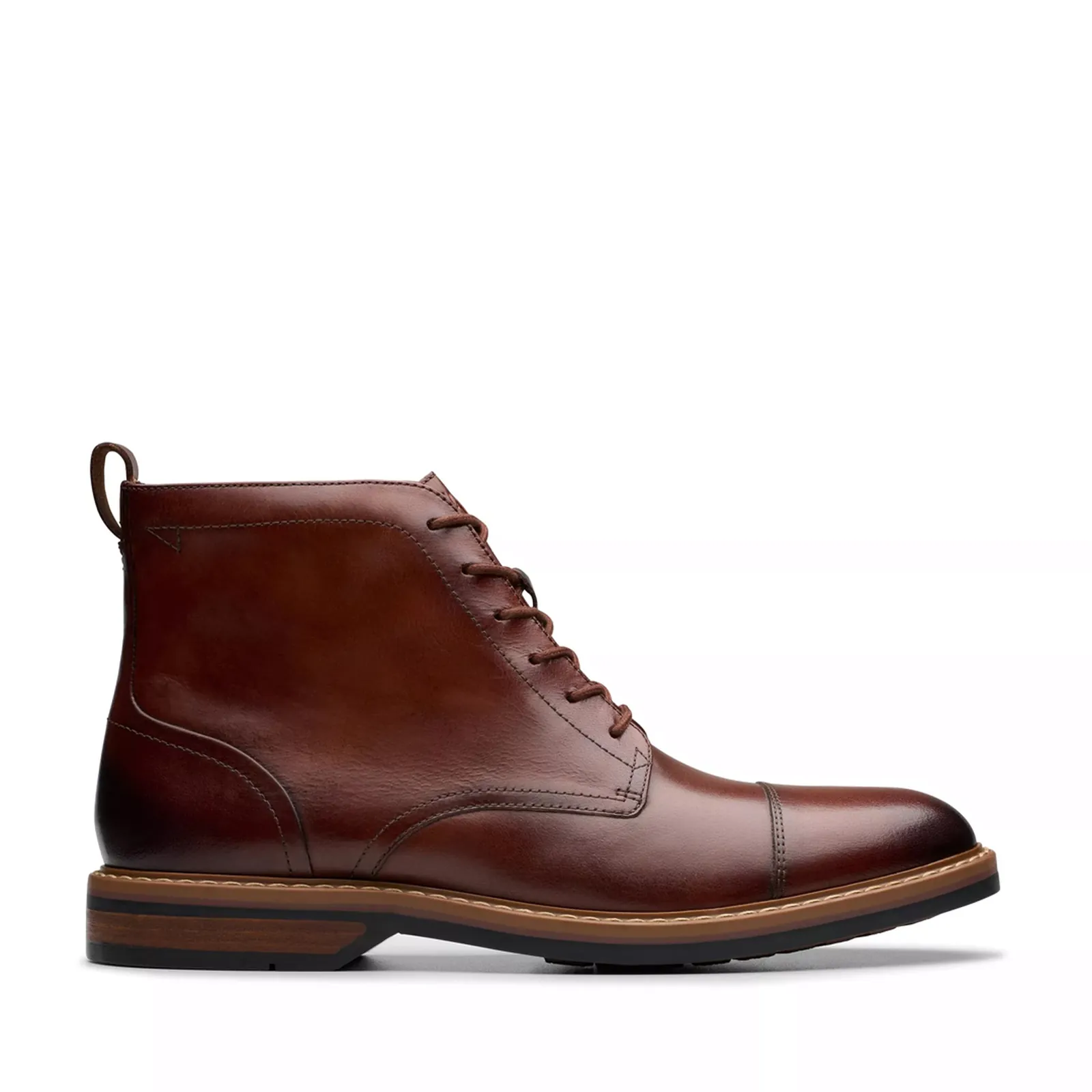 Clarks Stivaletto Aldwin Cap Cuoio 26179733 157789