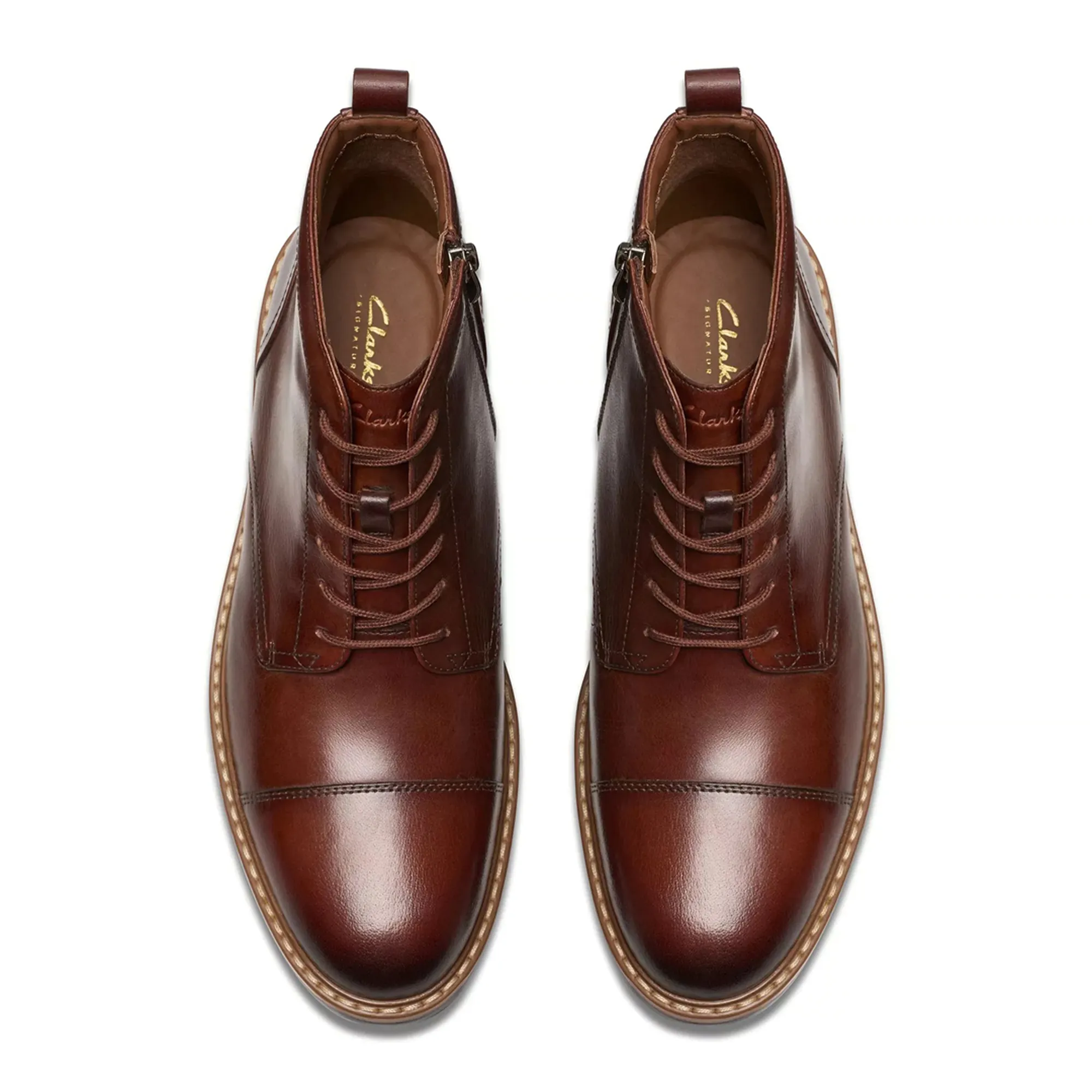 Clarks B'Aldwin Cap Boot' Leather 26179733 157794