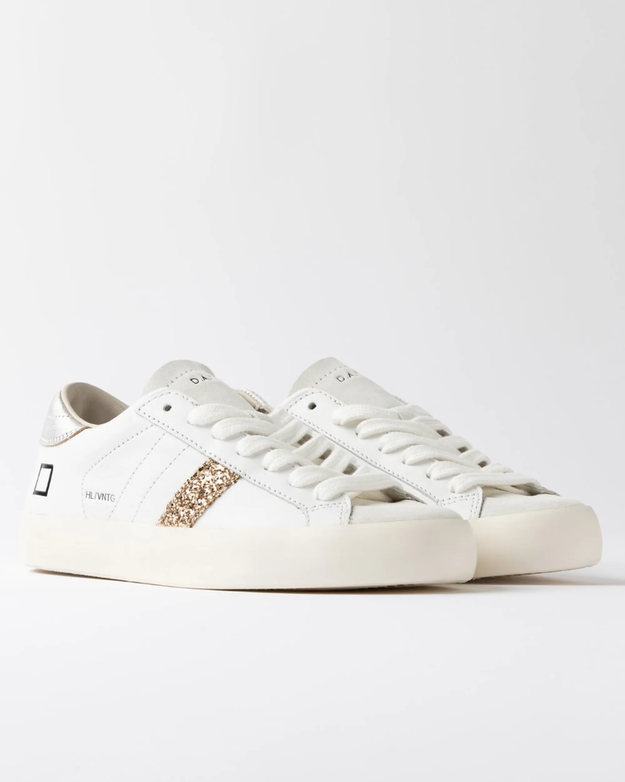 D.A.T.E. B'Hill Low Vintage Sneakears' White W451-Hl-Vn-Ws 186427
