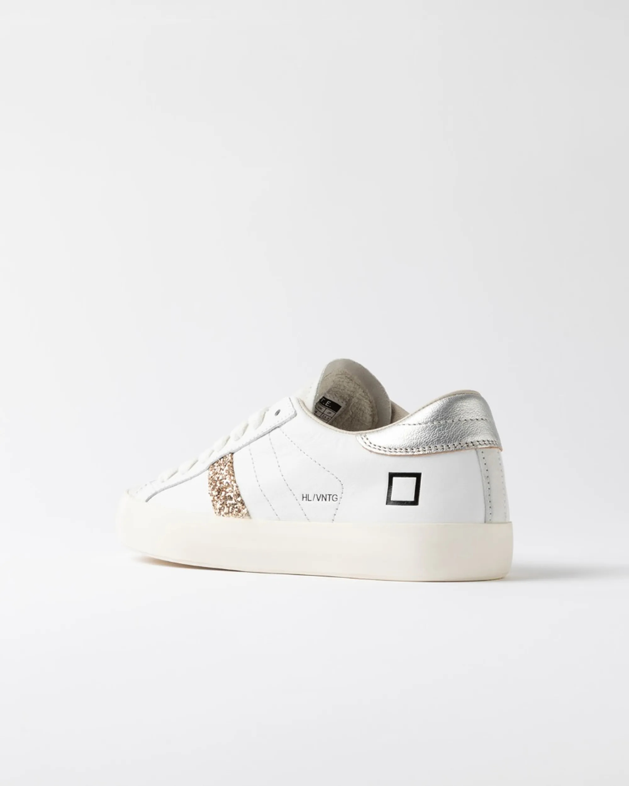D.A.T.E. B'Hill Low Vintage Sneakears' White W451-Hl-Vn-Ws 186429