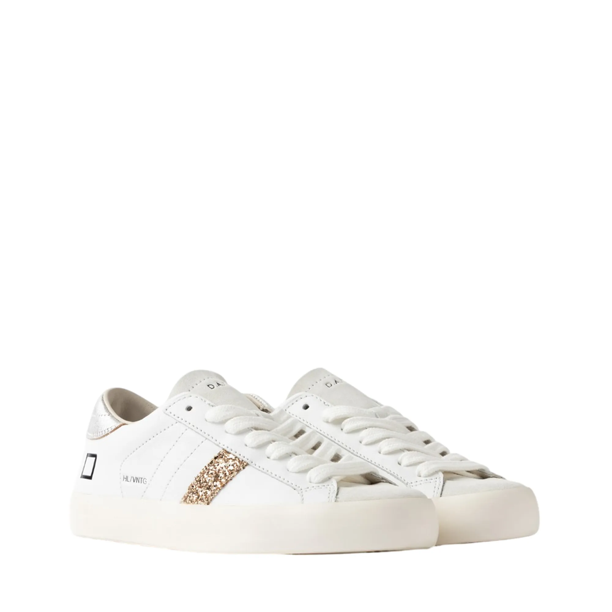 D.A.T.E. Sneakears Hill Low Vintage Bianco W451-Hl-Vn-Ws 187617