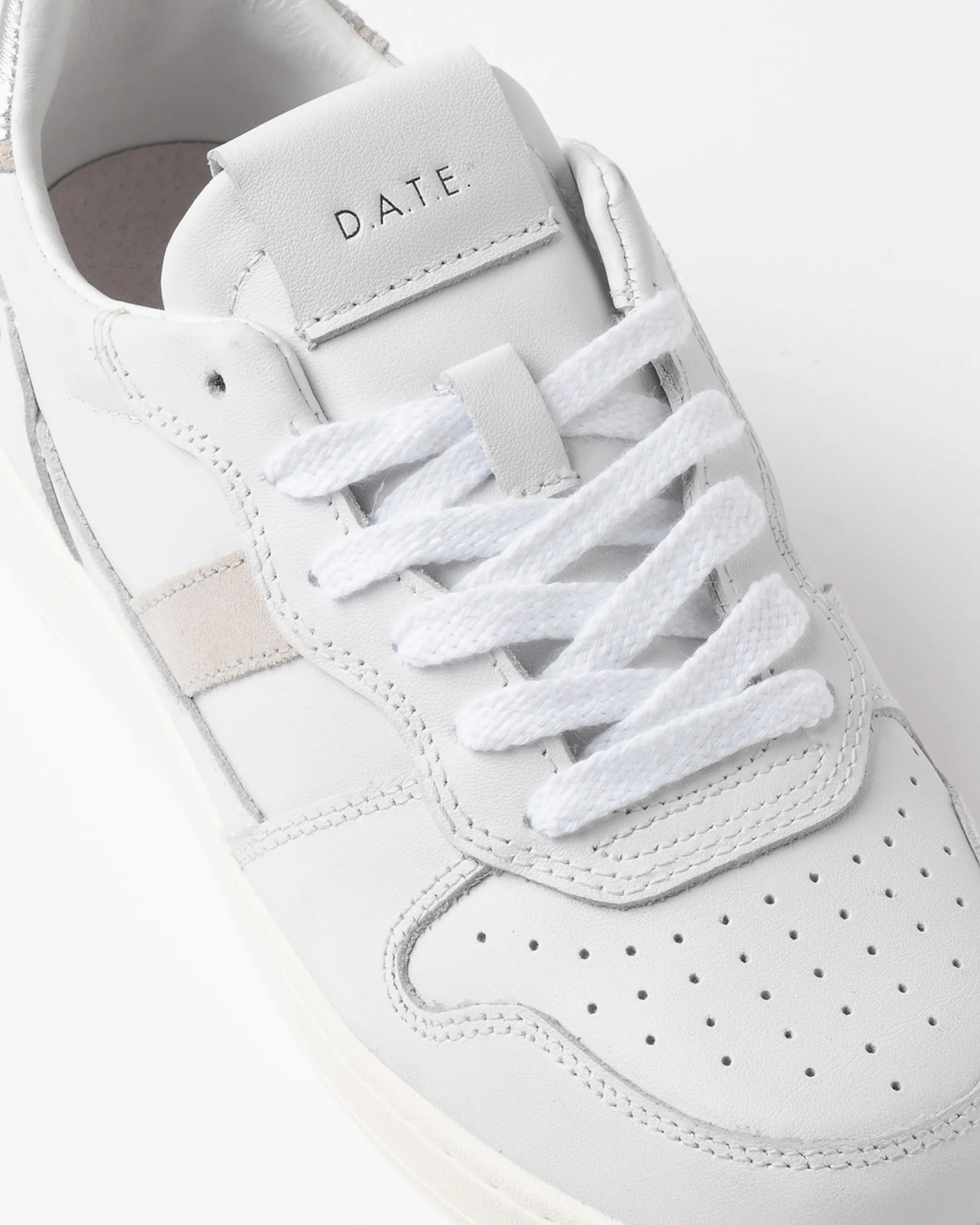 D.A.T.E. B'Sneakers Court 2.0' White W431-C2-Ba-Ws 157161