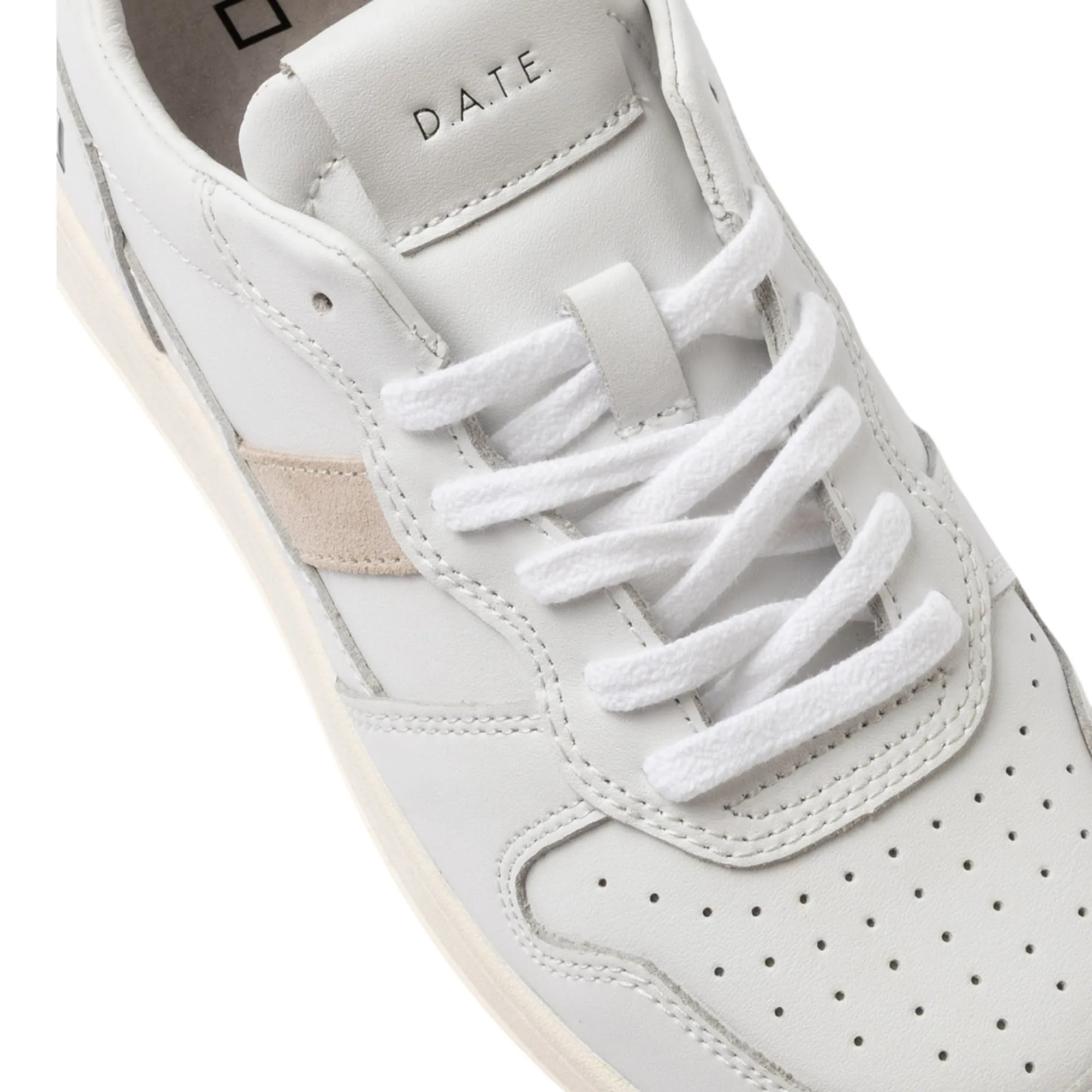 D.A.T.E. B'Sneakers Court 2.0 Basic' White W441-C2-Ba-Ws 170690