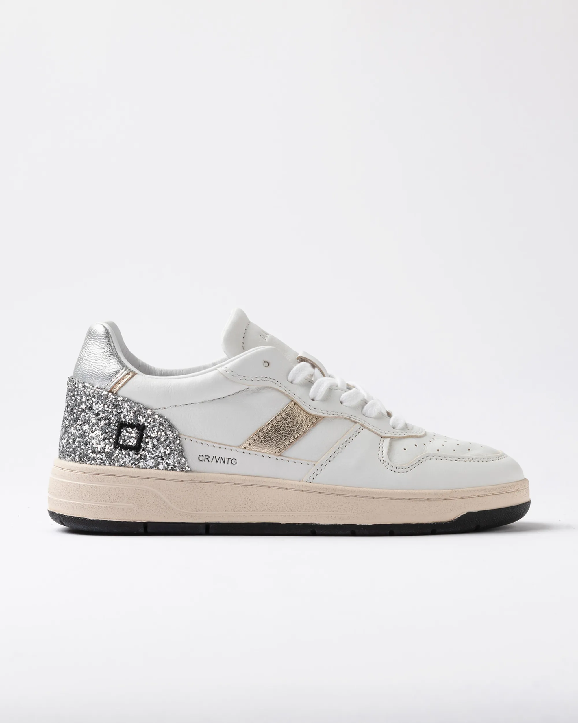 D.A.T.E. B'Sneakers Court 2.0 Vintage' White W431-C2-Vc-Ws 157164