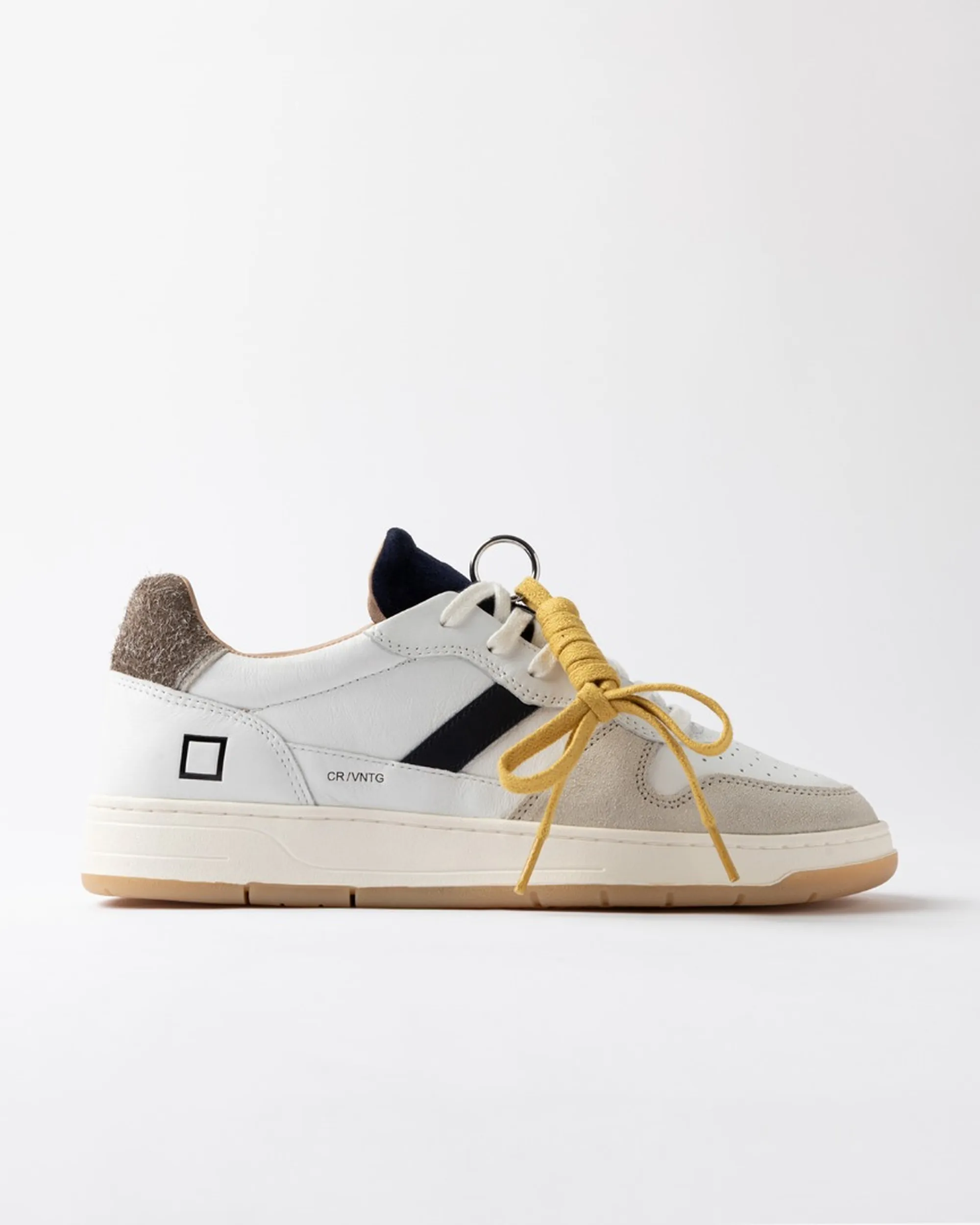 D.A.T.E. B'Sneakers Court 2.0 Vintage Date' White M451-C2-Vn-Wn 184073