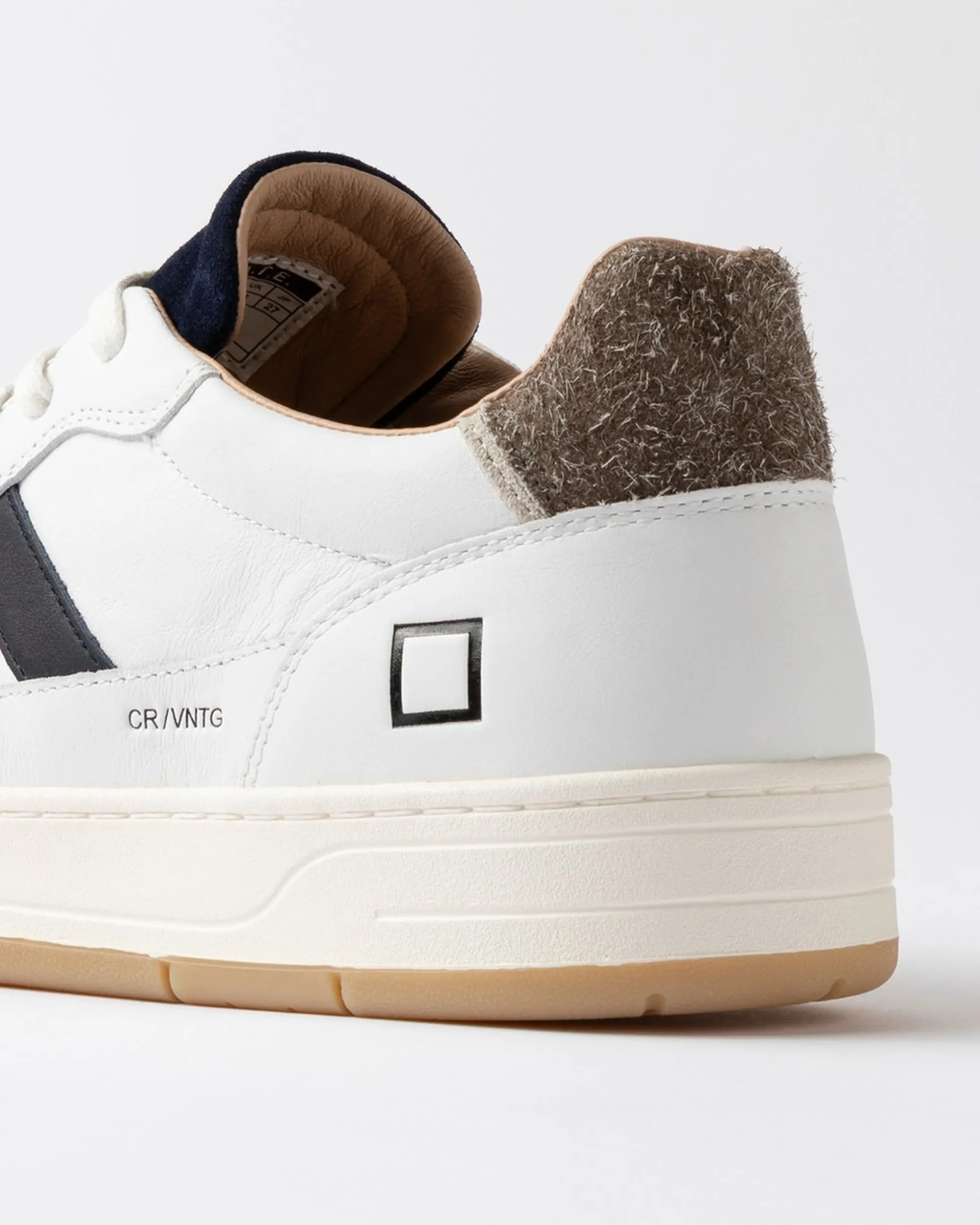 D.A.T.E. B'Sneakers Court 2.0 Vintage Date' White M451-C2-Vn-Wn 184077
