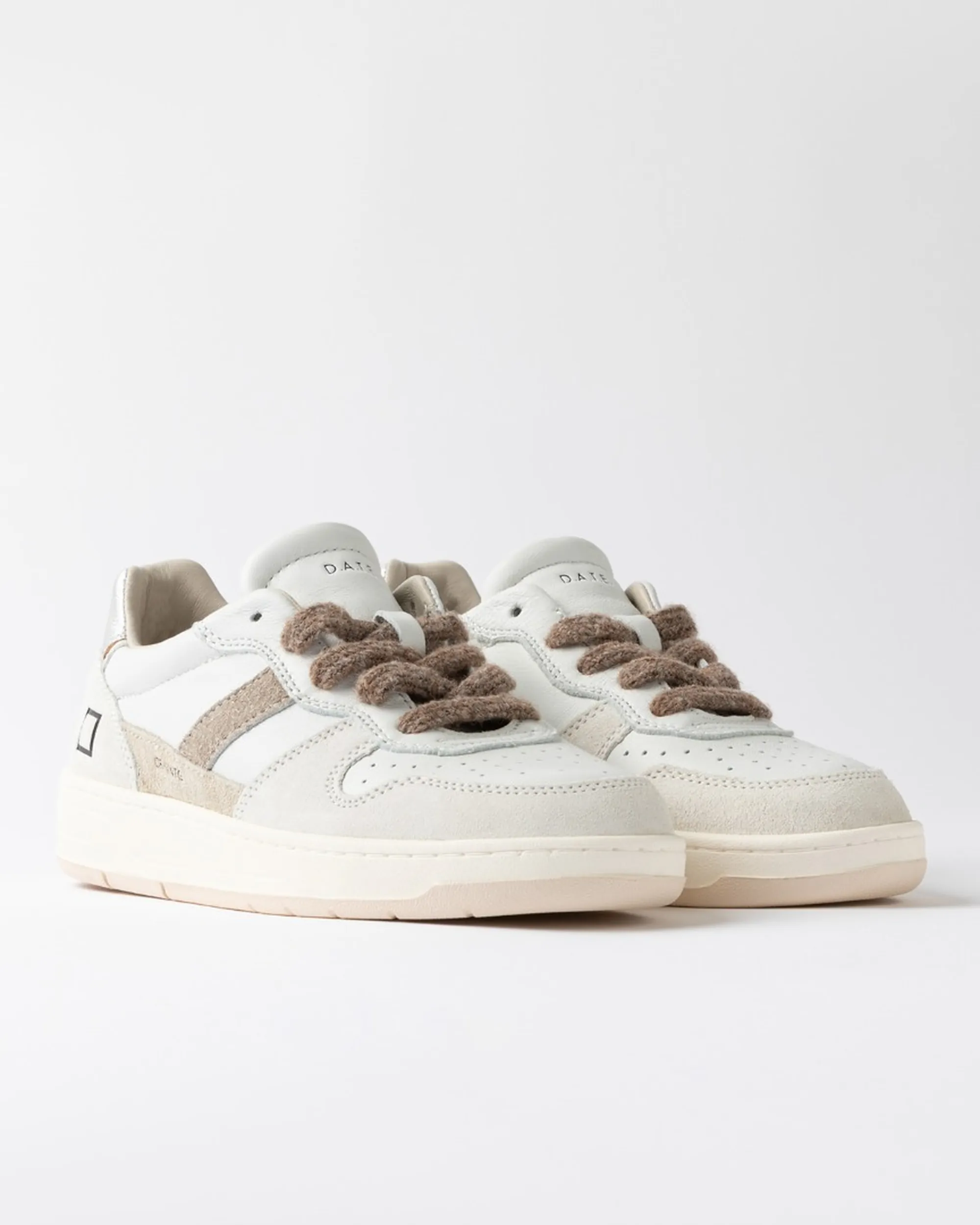 D.A.T.E. B'Sneakers Court 2.0 Vintage Date' White W451-C2-Vn-Ws 184095