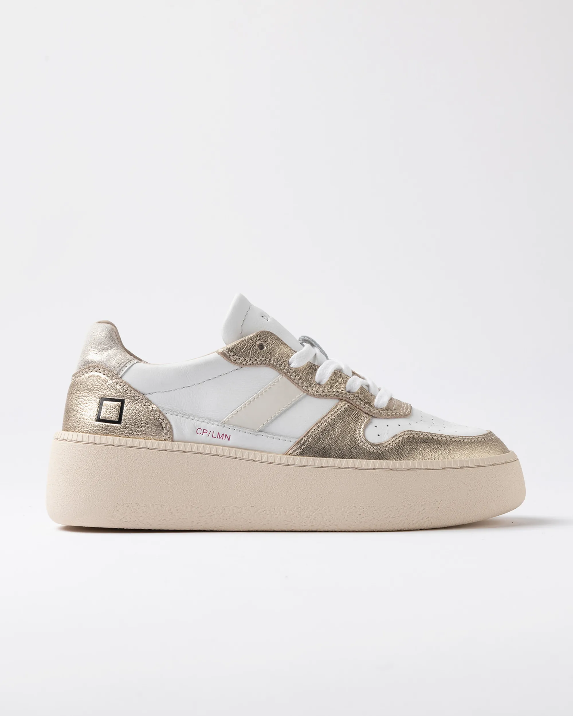 D.A.T.E. B'Sneakers Court Platform' White W431-Cp-Lm-Pl 157167
