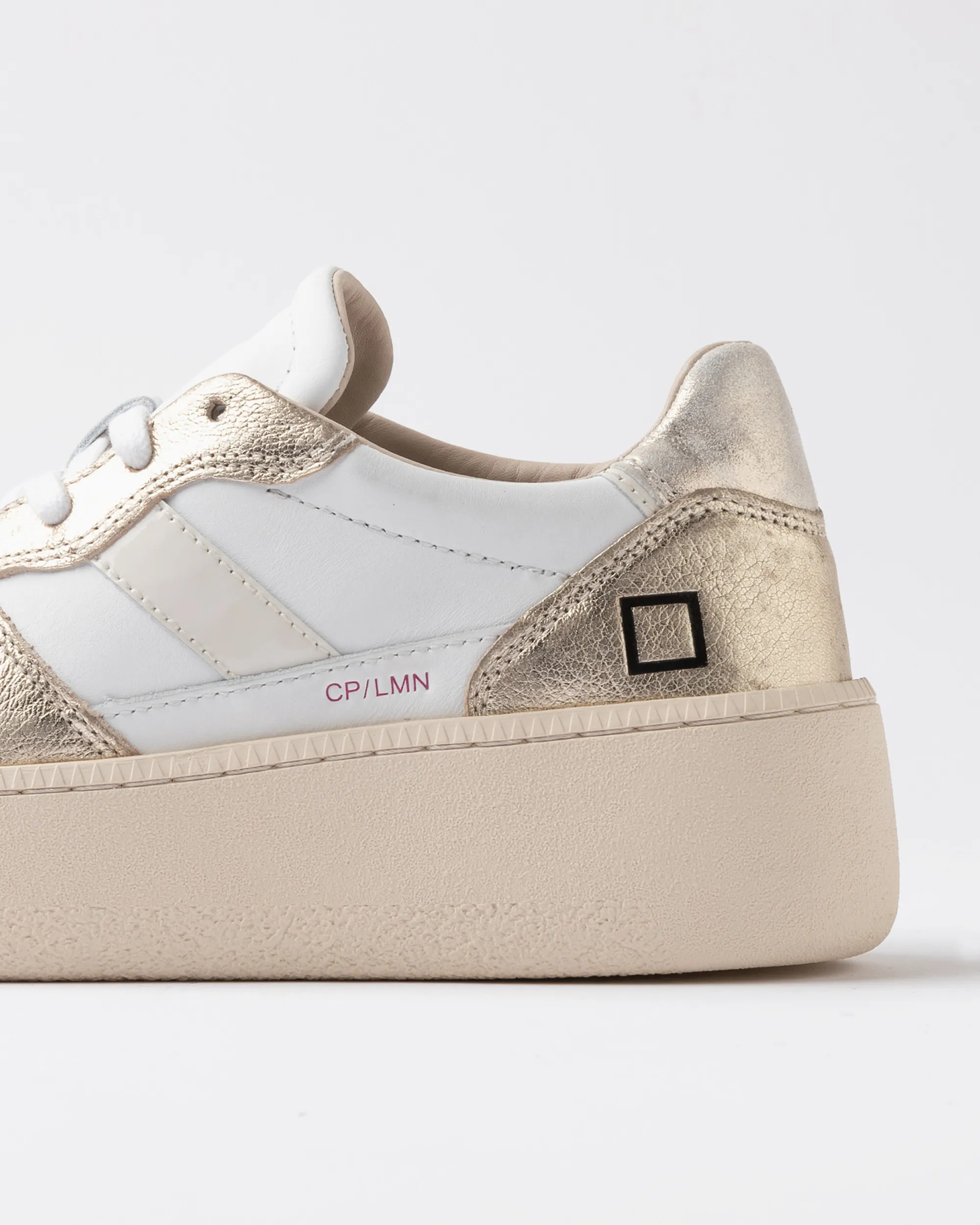 D.A.T.E. B'Sneakers Court Platform' White W431-Cp-Lm-Pl 157170