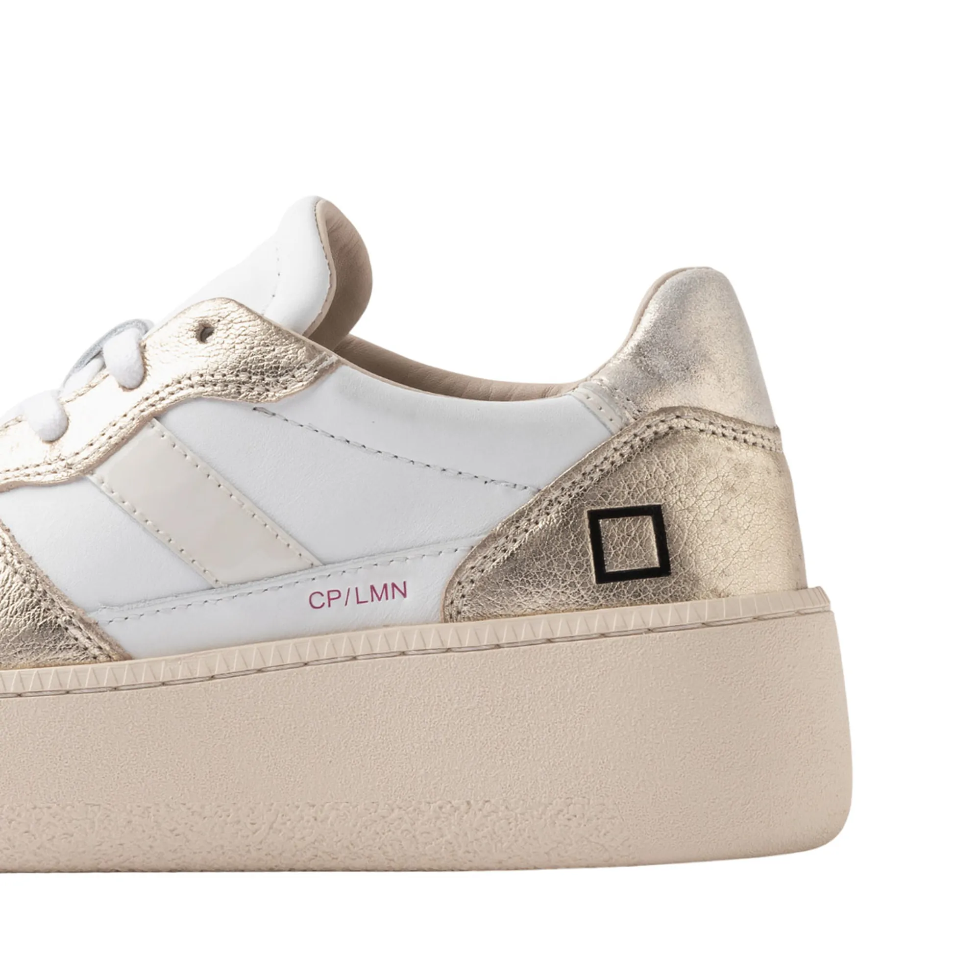 D.A.T.E. B'Sneakers Court Platform' White W431-Cp-Lm-Pl 157610