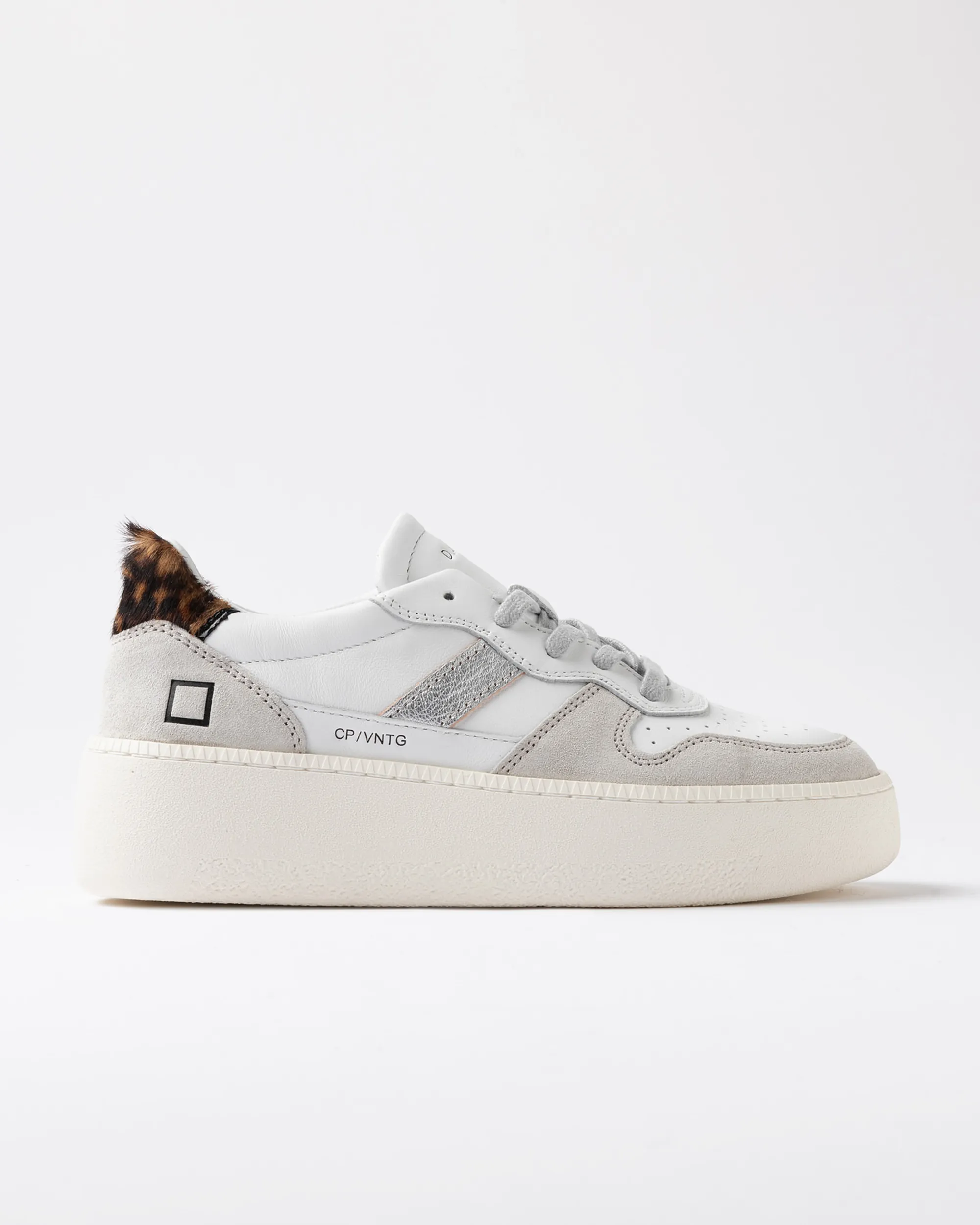 D.A.T.E. B'Sneakers Court Platform' White W431-Cp-Vc-Wd 157172