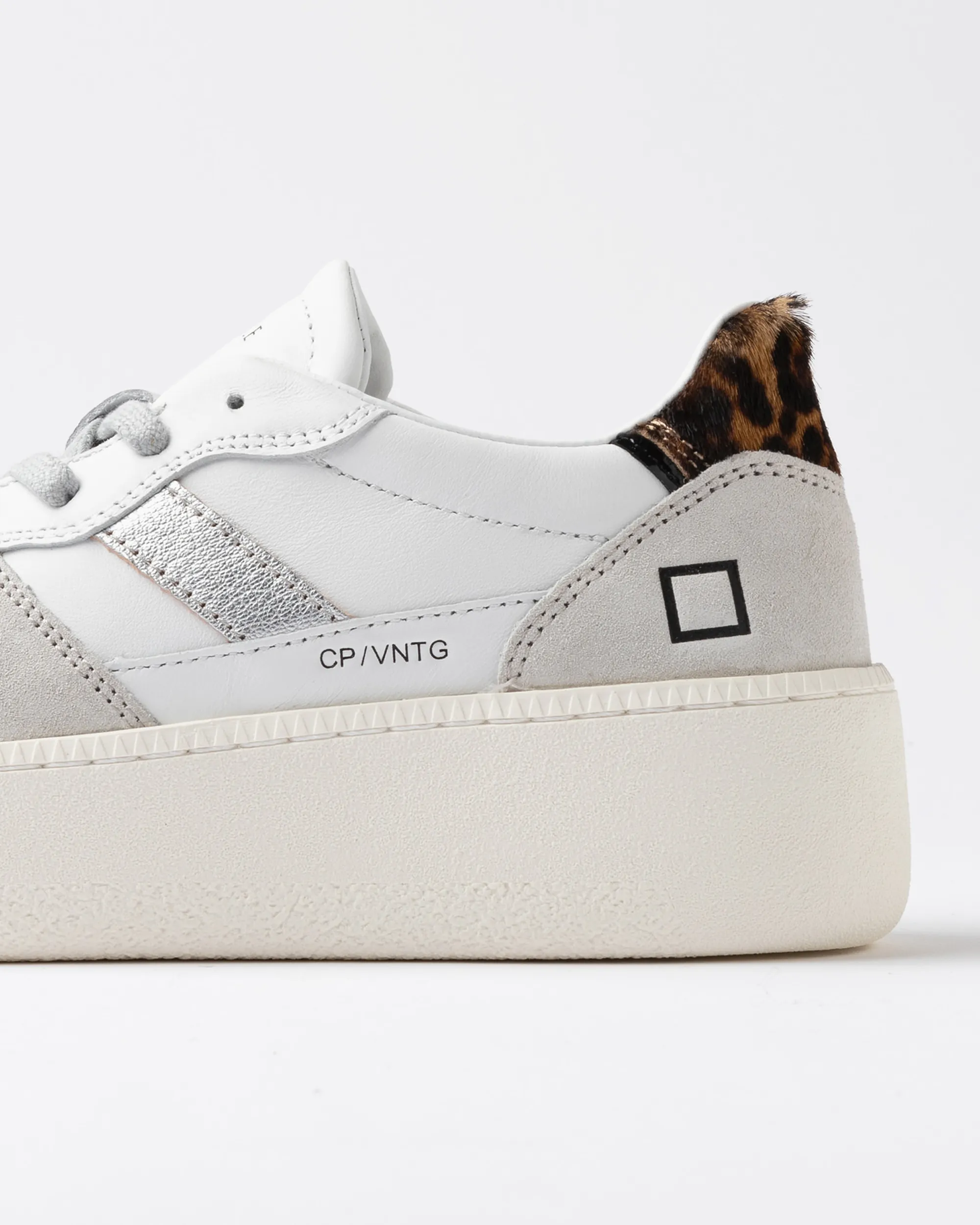D.A.T.E. B'Sneakers Court Platform' White W431-Cp-Vc-Wd 157175
