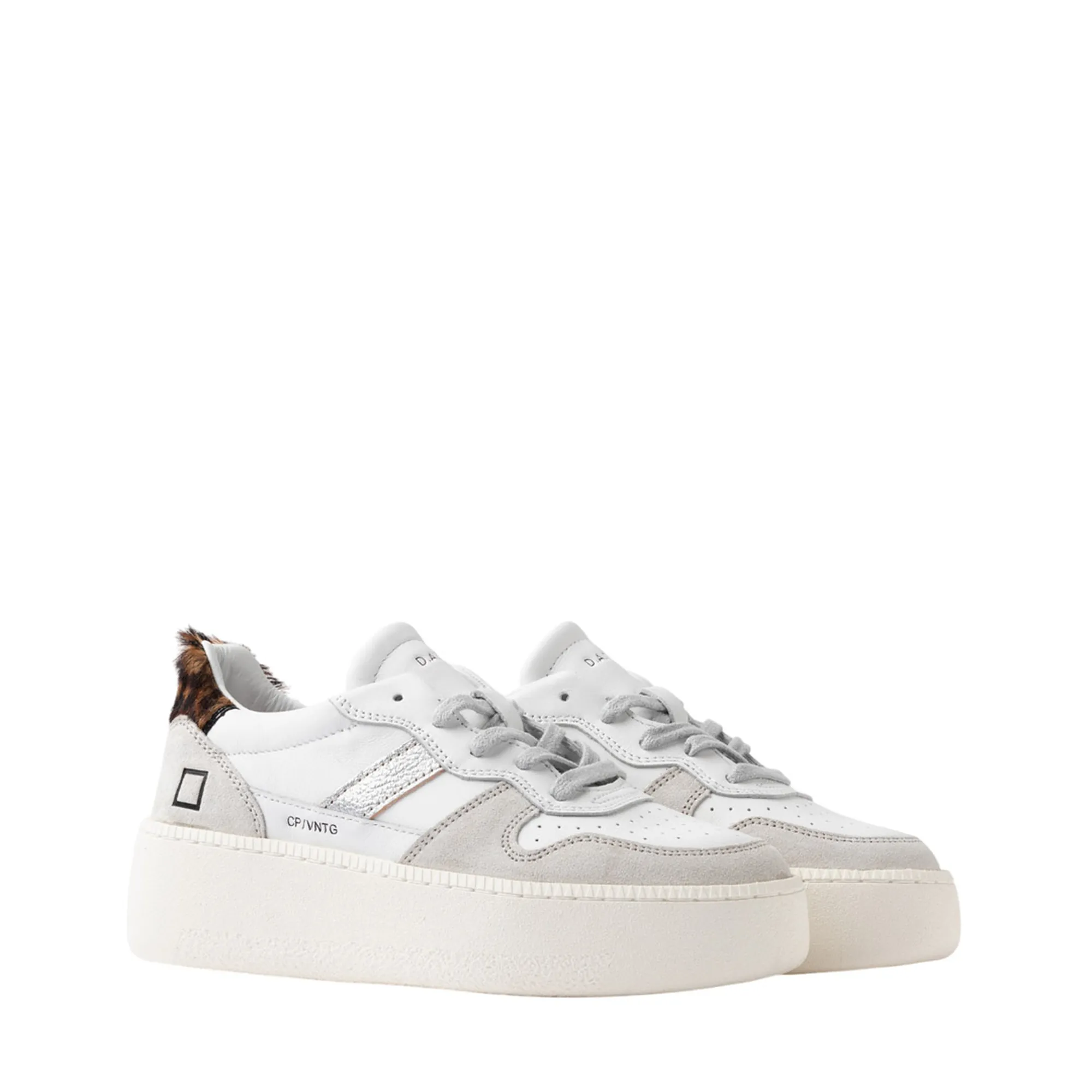 D.A.T.E. Sneakers Court Platform Bianco W431-Cp-Vc-Wd 157613
