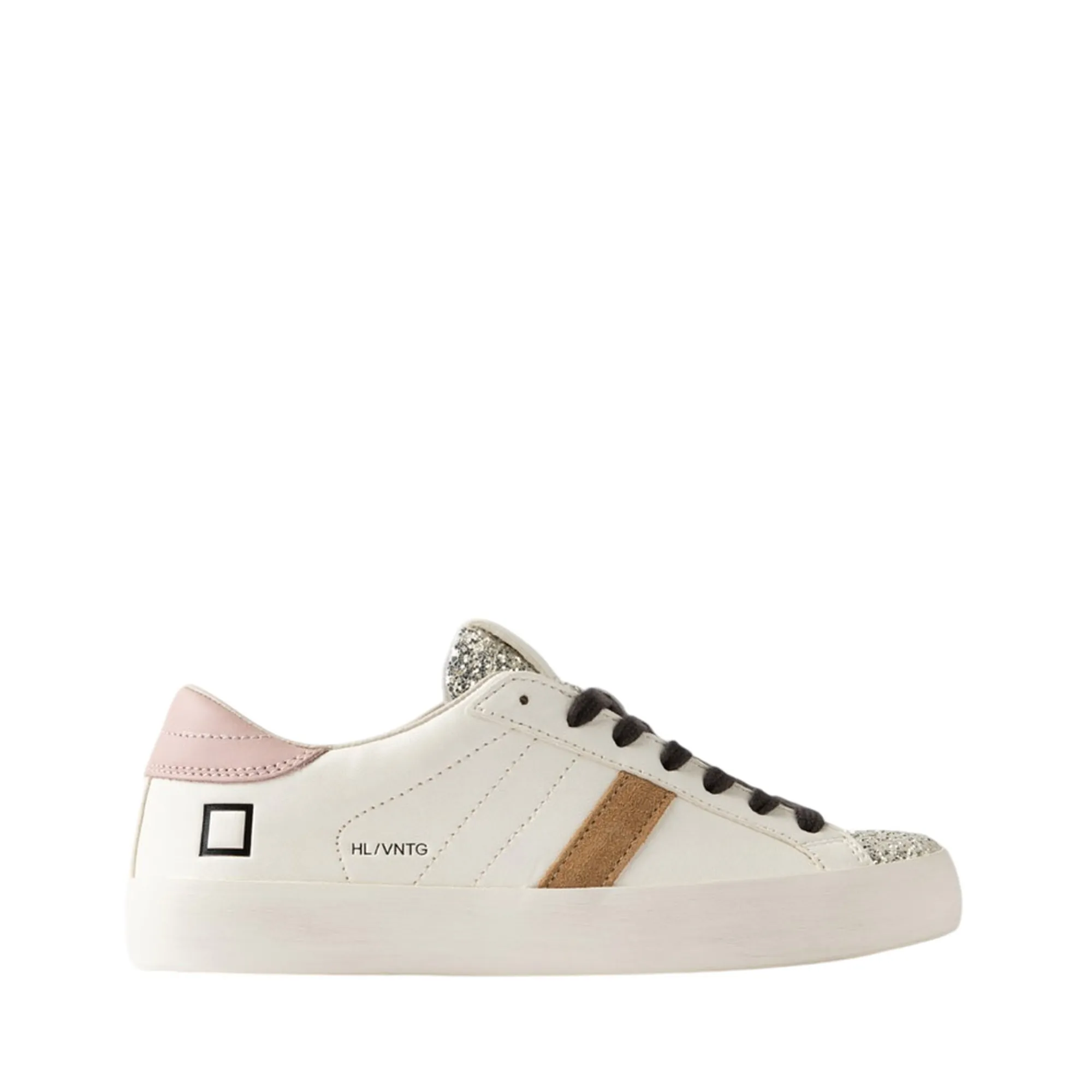 D.A.T.E Sneakers Hill Low Vintage Bianco W451-Hl-Vn-Mp 201715