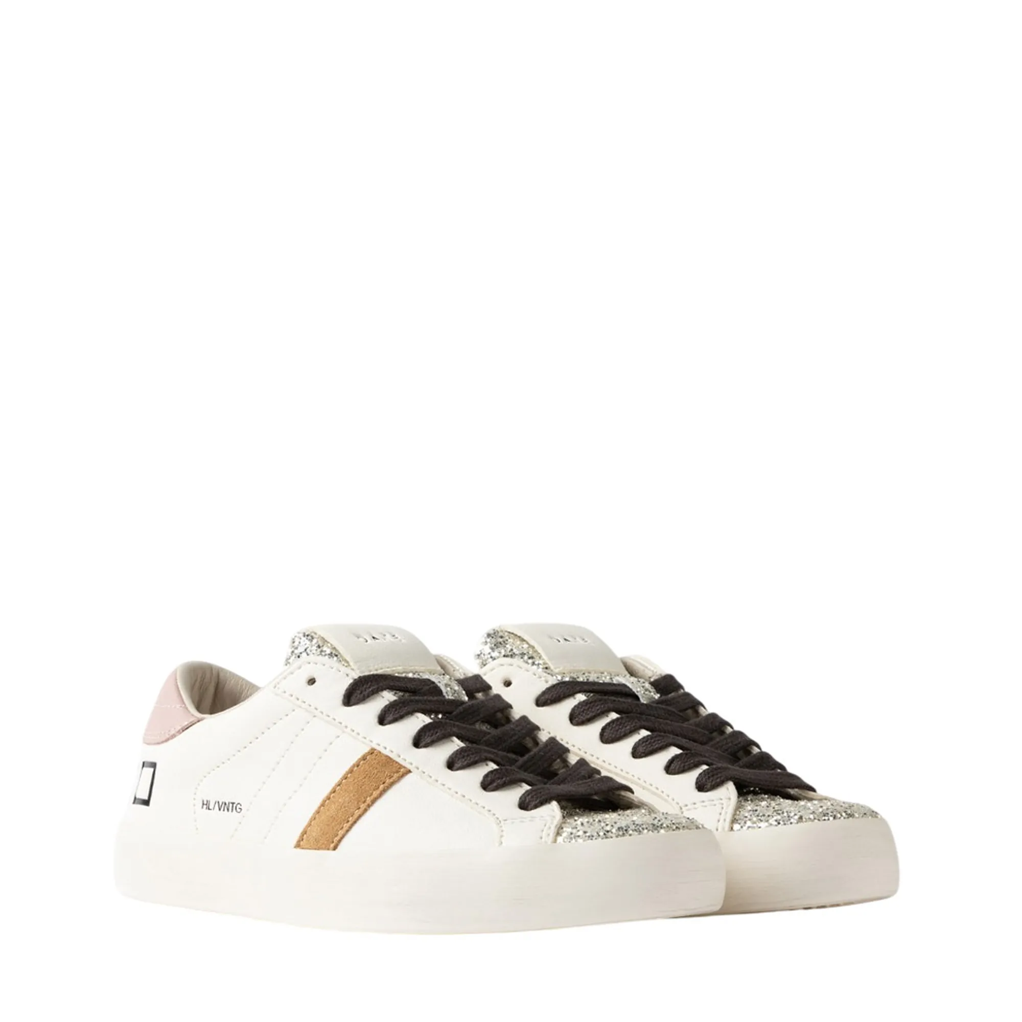 D.A.T.E Sneakers Hill Low Vintage Bianco W451-Hl-Vn-Mp 201716