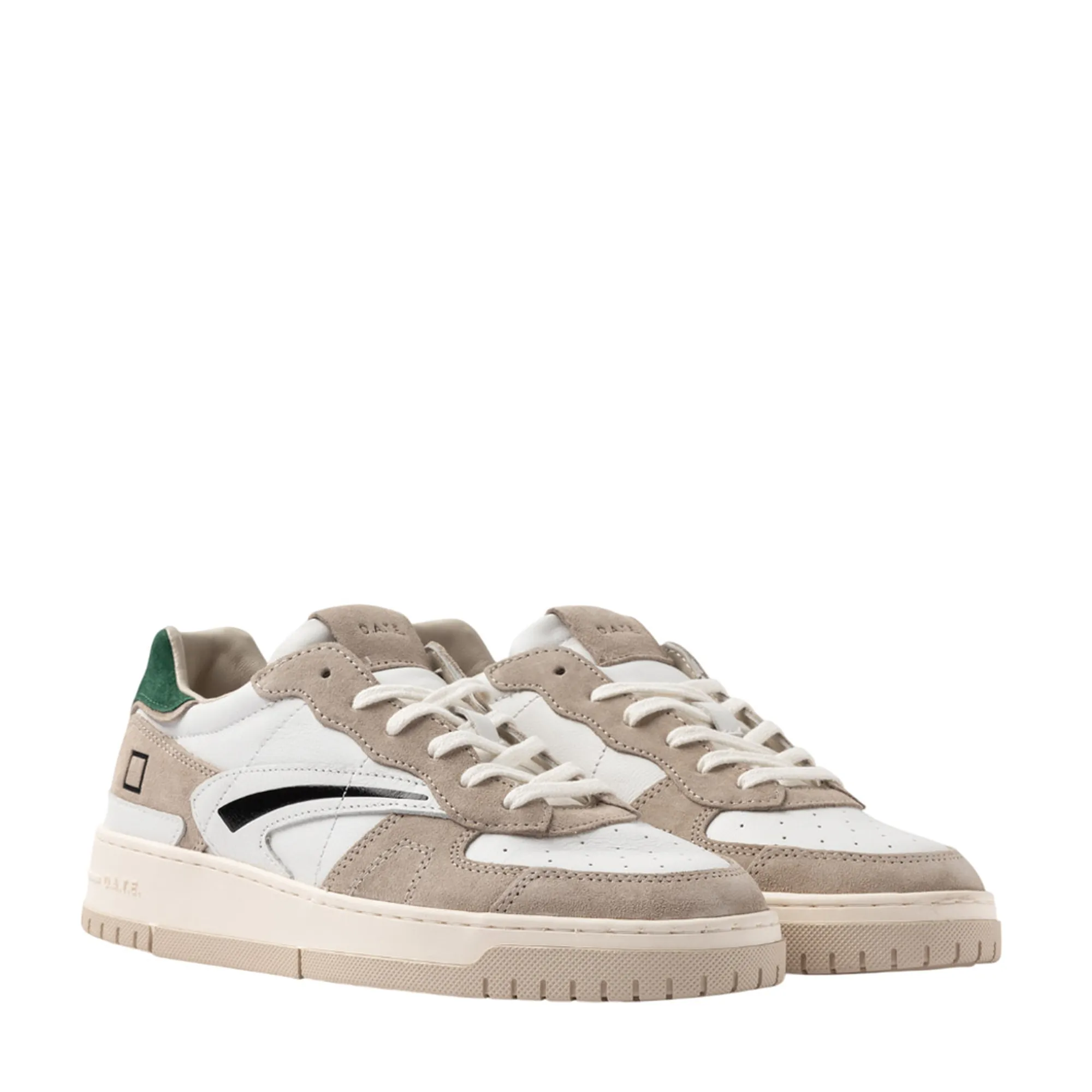 D.A.T.E. Sneakers Torneo Pure Calf Taupe M441-Tp-Ca-Wg 170701