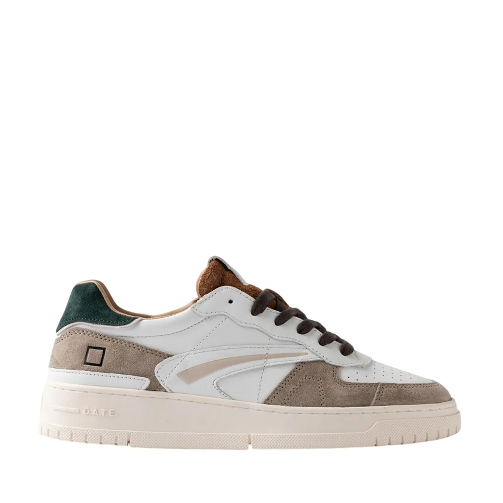 D.A.T.E. Sneakers Torneo Pure Claf Bianco M451-Tp-Ca-Wg 184917