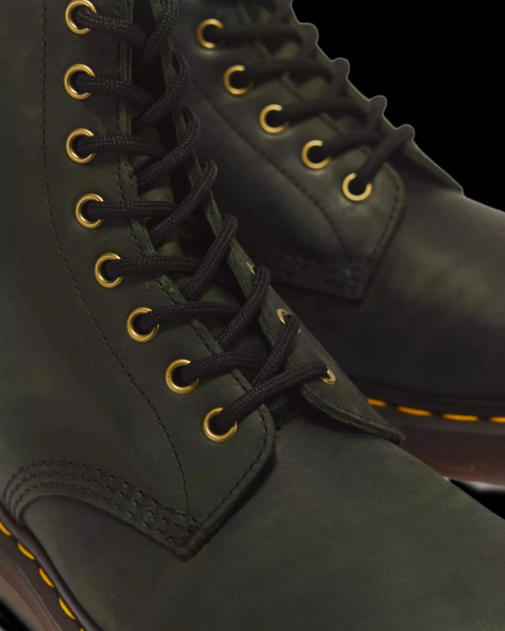 Dr. Martens B'1460 Crazy Horse Leather Boot' Green 11822300 198683