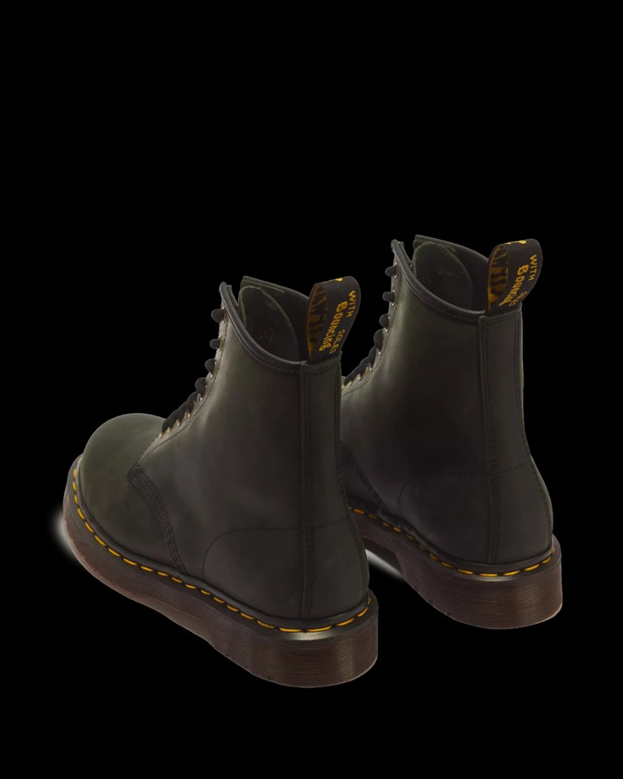 Dr. Martens B'1460 Crazy Horse Leather Boot' Green 11822300 198686