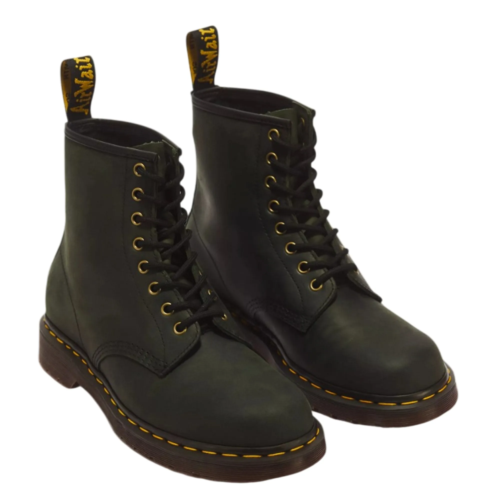 Dr. Martens Stivale 1460 In Pelle Crazy Horse Verde 11822300 199381