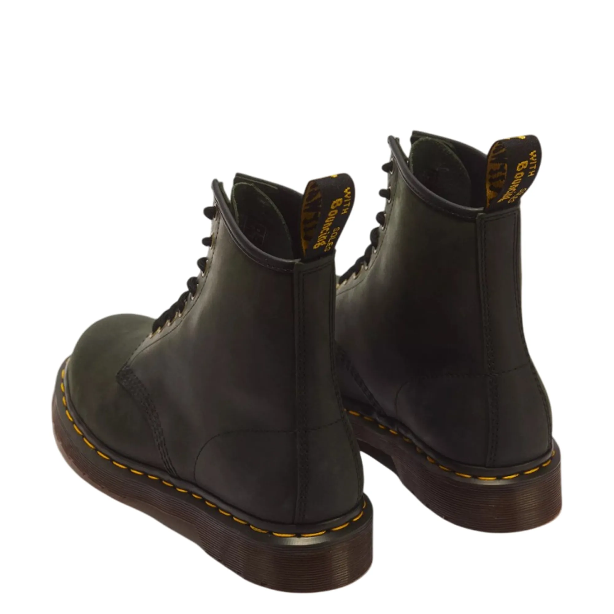 Dr. Martens Stivale 1460 In Pelle Crazy Horse Verde 11822300 199382