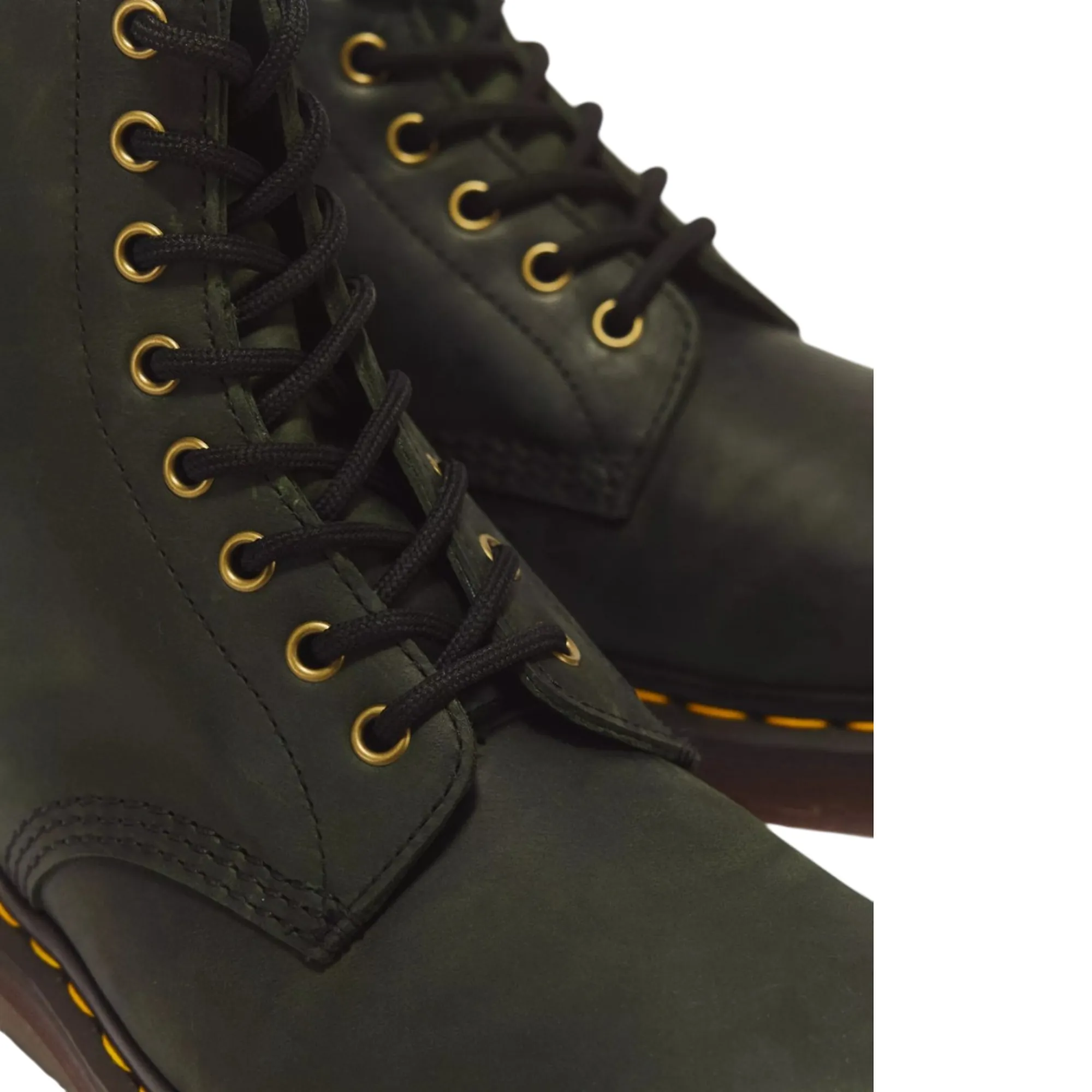 Dr. Martens Stivale 1460 In Pelle Crazy Horse Verde 11822300 199384